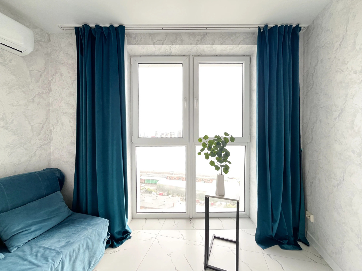 Апартаменты Новая Светлая Студия с  с Панорамными Окнами №252