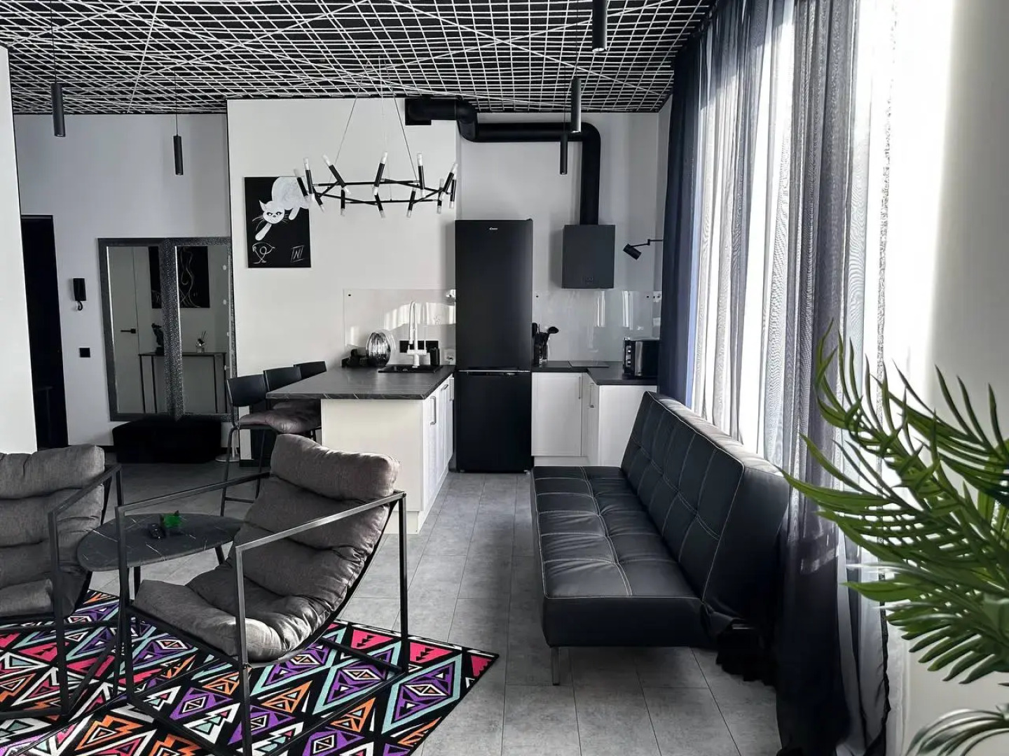 Квартира Top Rooms с эксклюзивным видом на набережную Москва-реку