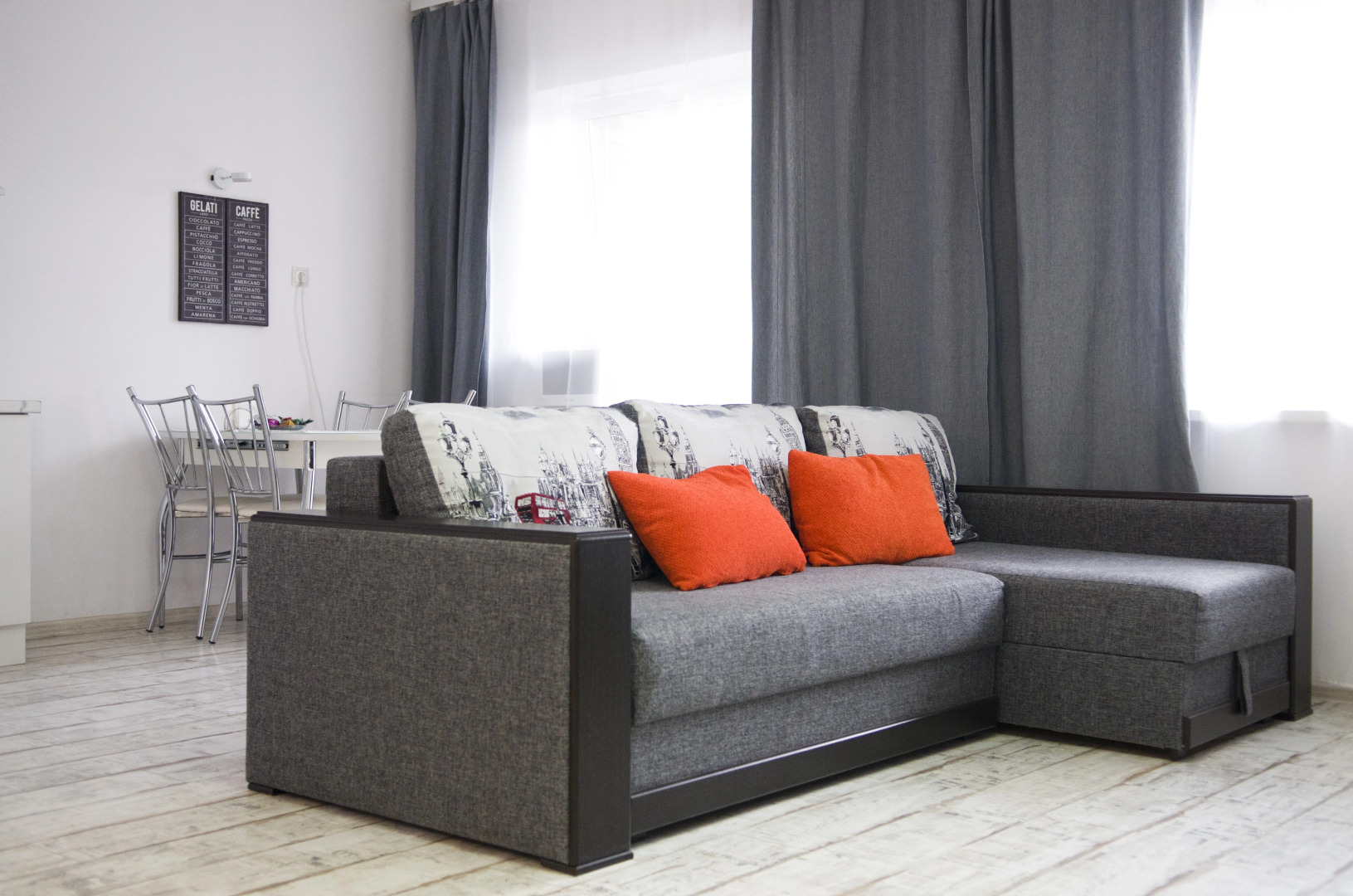 Квартира Студия от Vgosti61 Черное на Белом