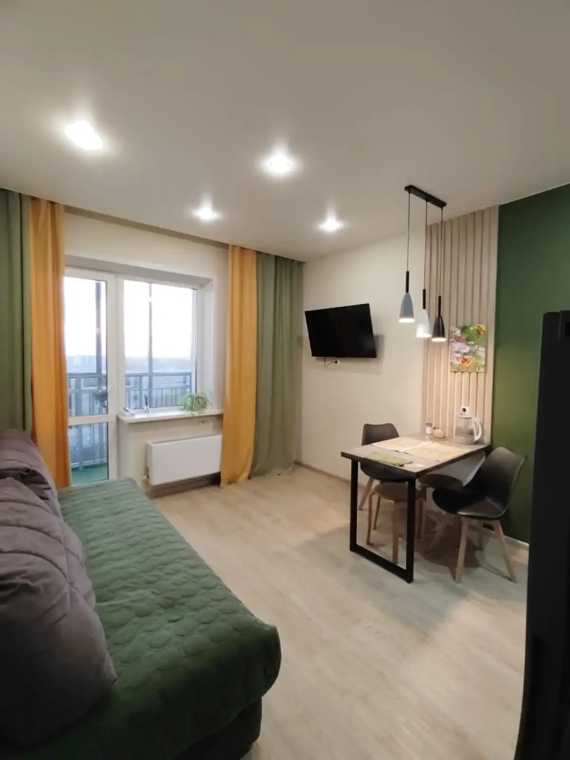 Квартира cовременная евродвушка рядом с аэропортом