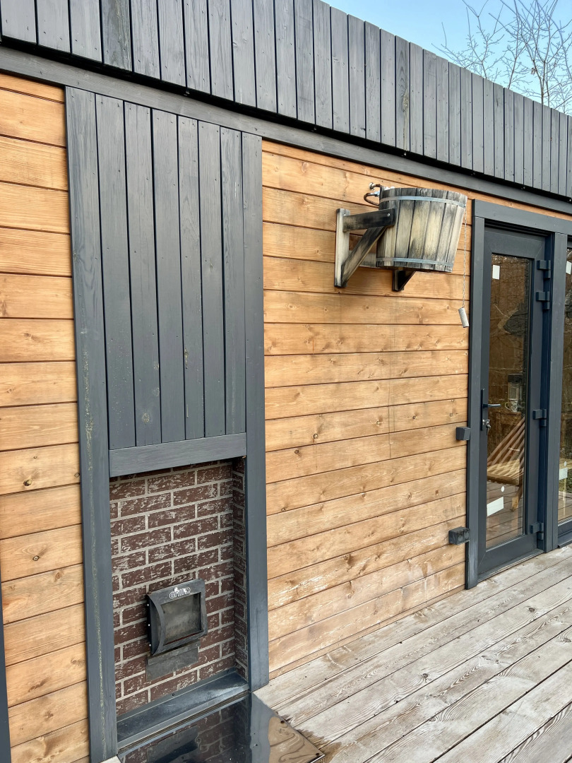 Частный дом Загородный комплекс на берегу реки с баней 1