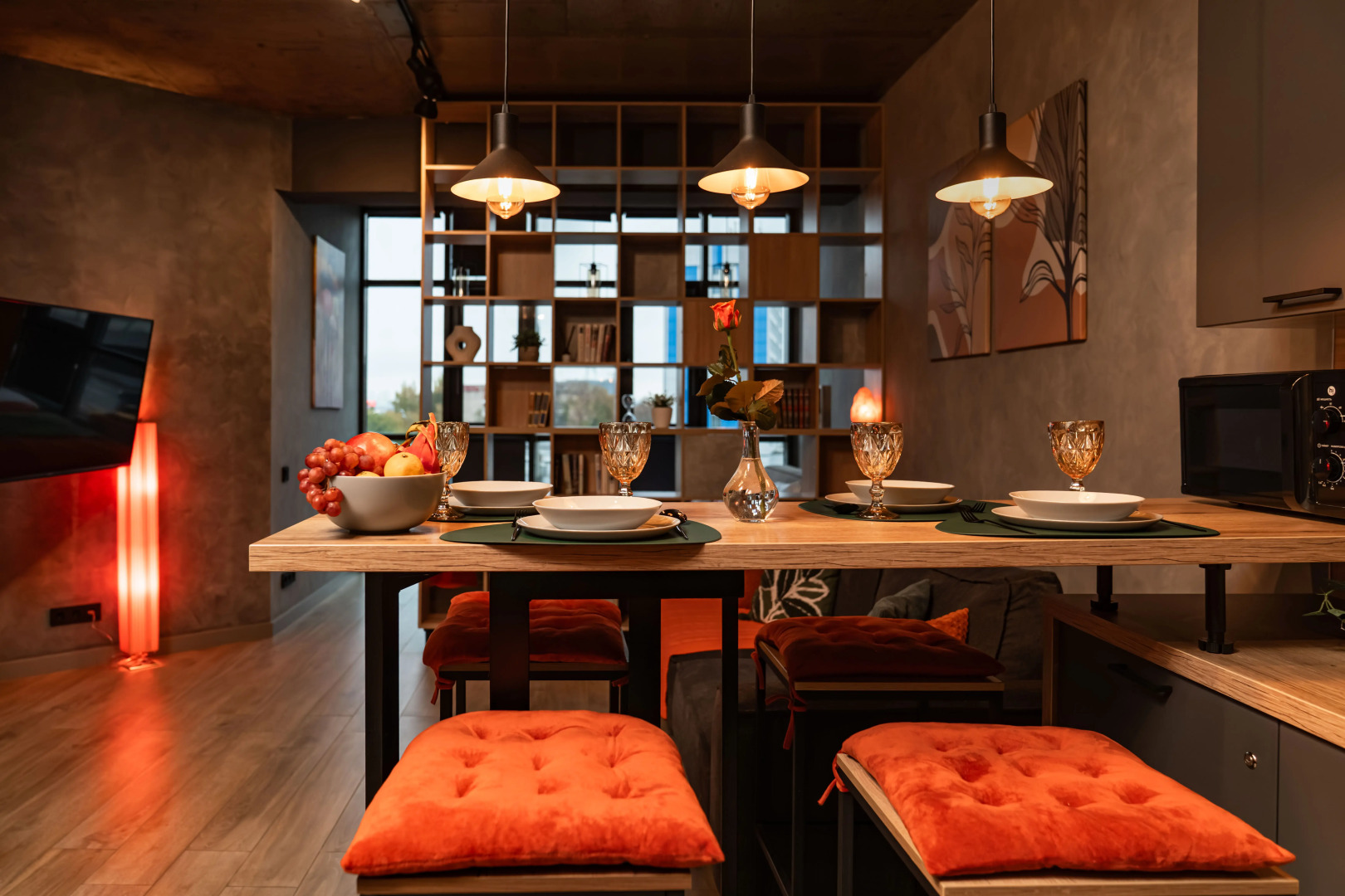 Апартаменты Sky Inn Color Orange