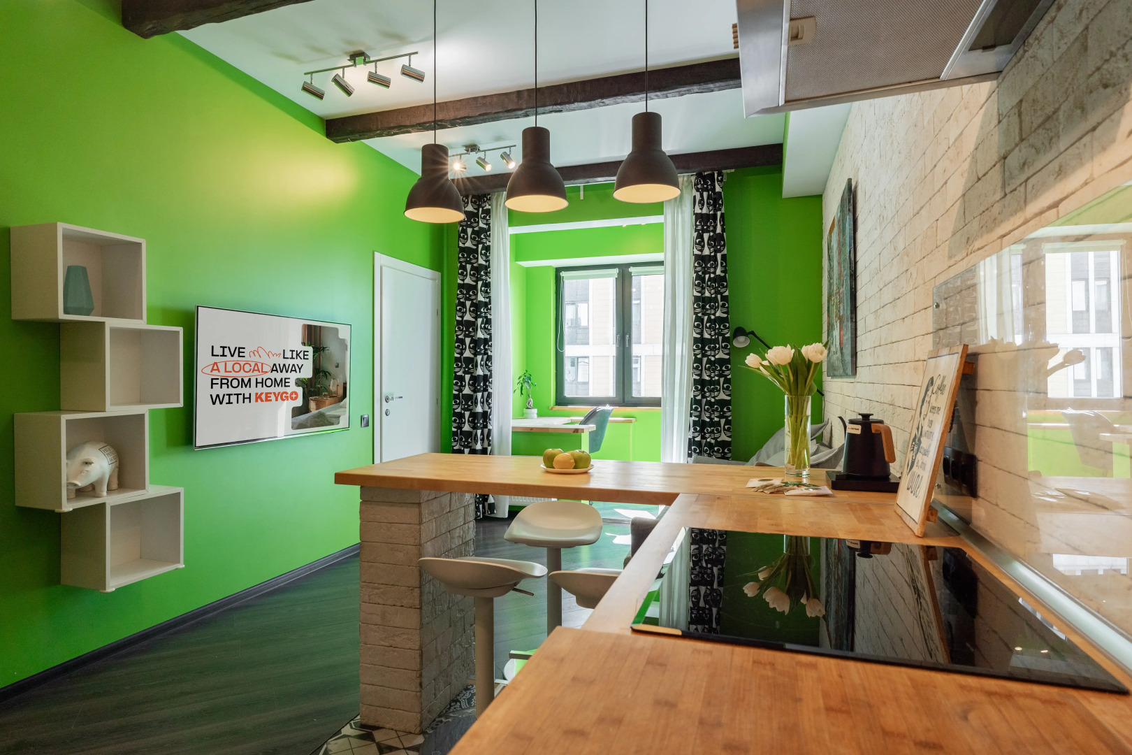 Апартаменты KeyGo 1003 рядом с метро Водный Стадион