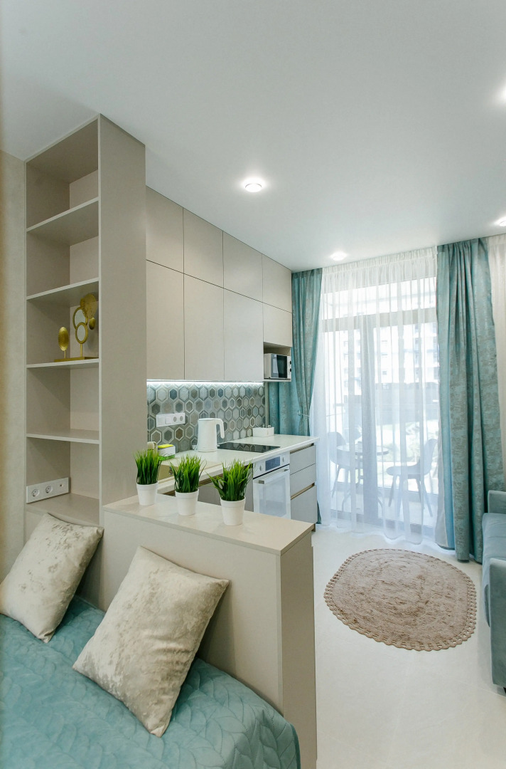 Апартаменты Студия ЖК Кислород с видом на горы