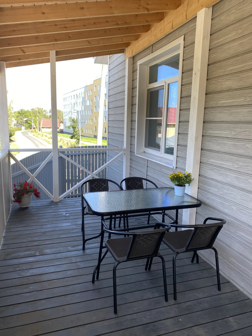 Квартира с сауной и террасой