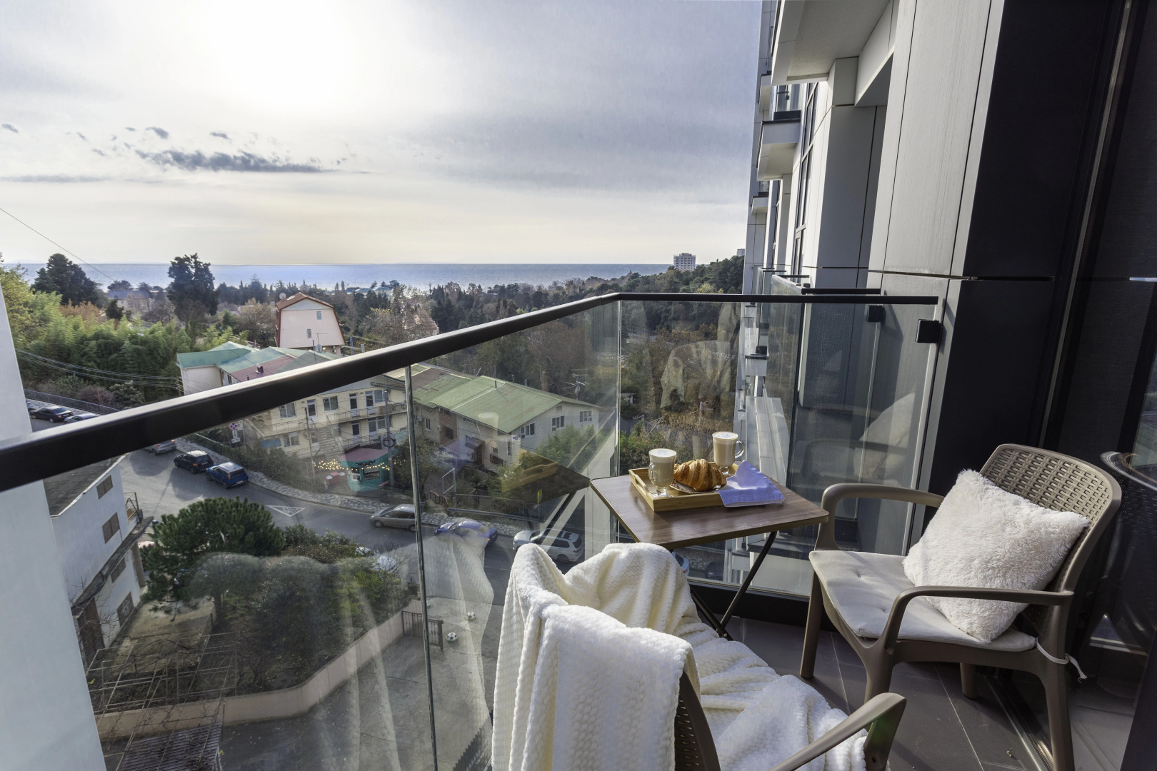 Апартаменты Фестивальный Lamare 6 с Балконом и Видом на Море