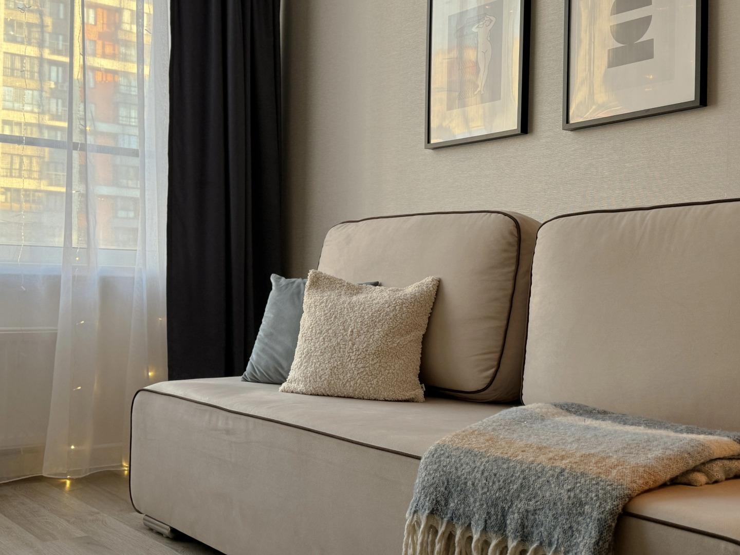 Квартира Евродвушка в пяти минутах от Аквапарка Лето Лето