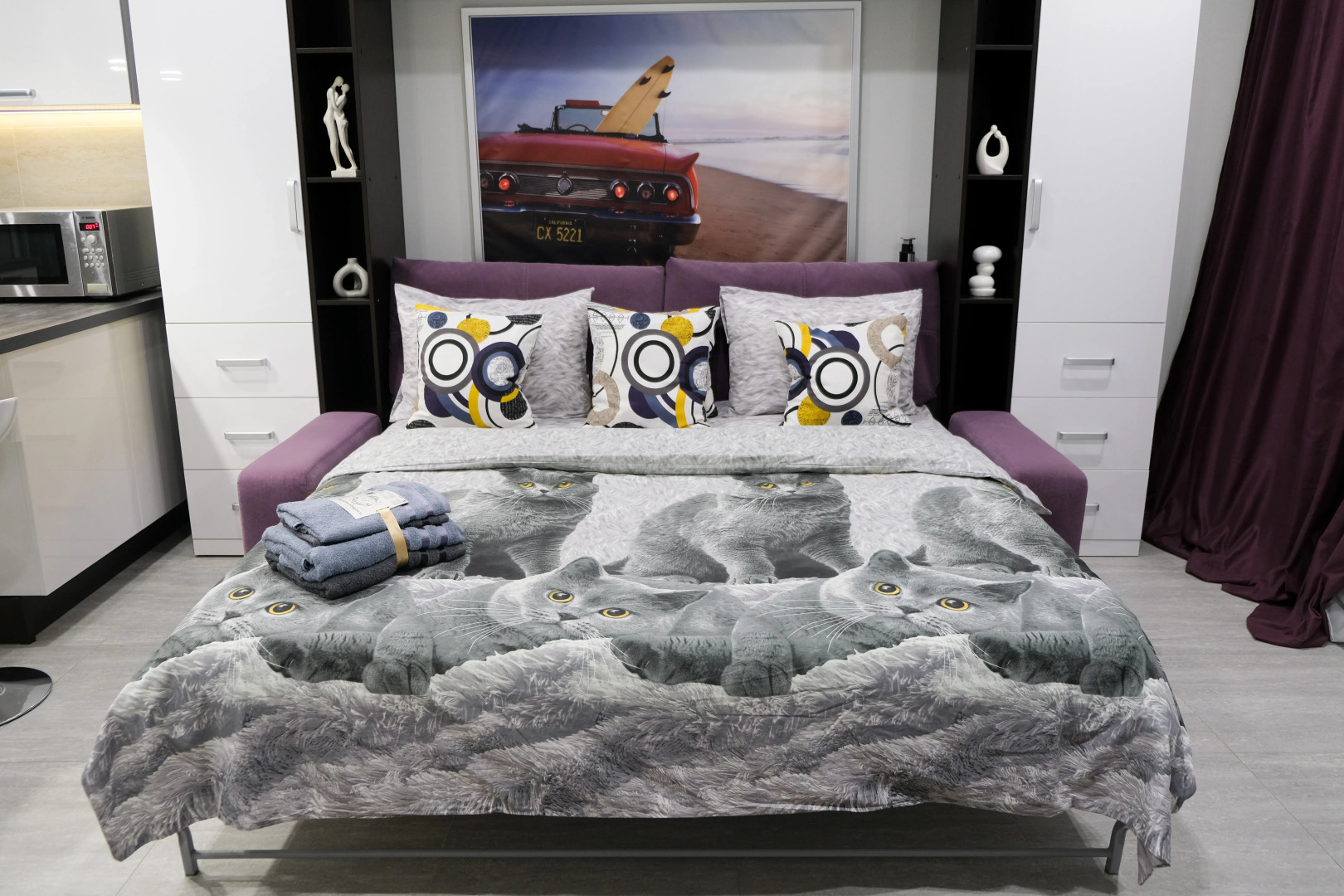 Квартира с видом на Москоу-Сити на Ходынском бульваре