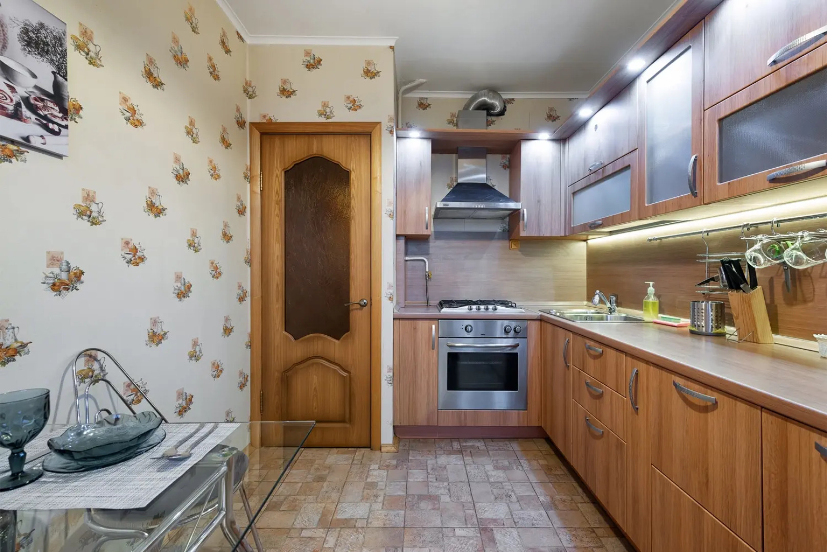 Апартаменты Уютные однокомнатные Трифонофская улица