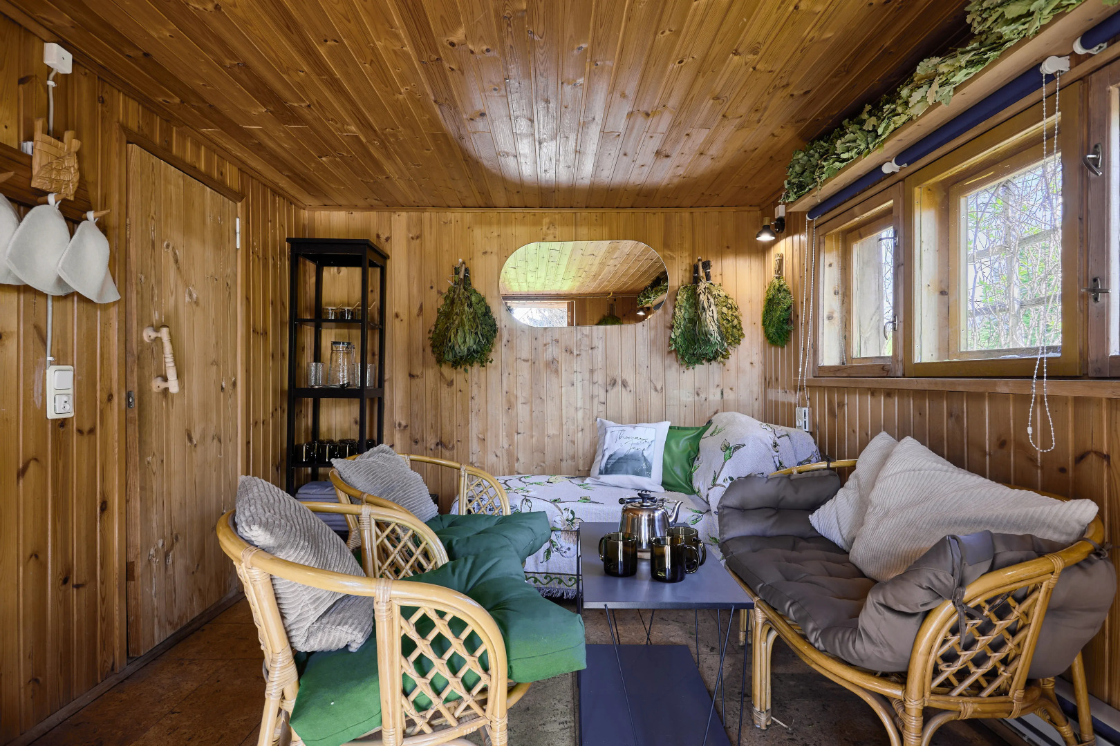 Частный дом уютный просторный GetFlat с баней для большой семьи