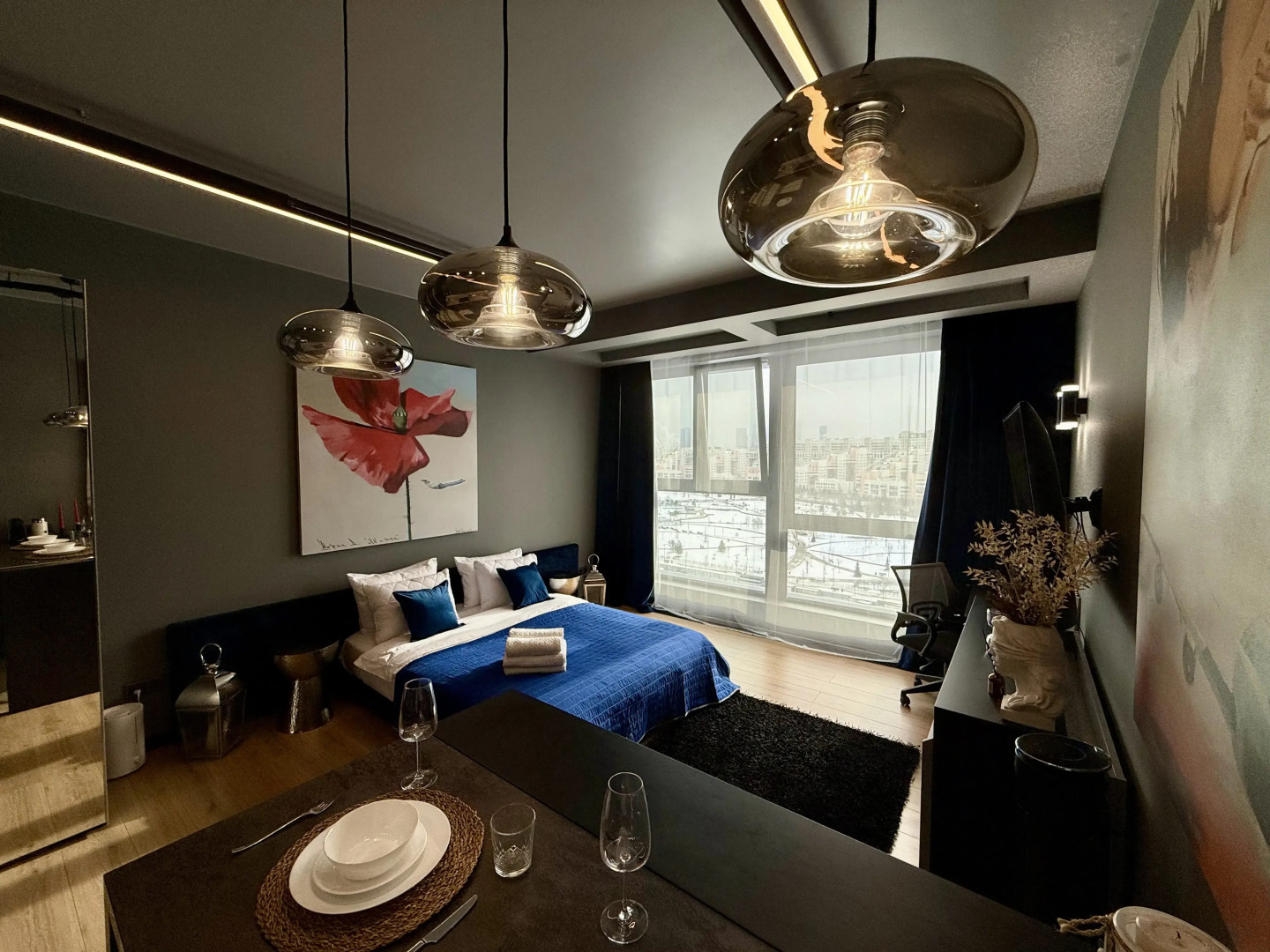 Апартаменты в центре Москвы с шикарным видом