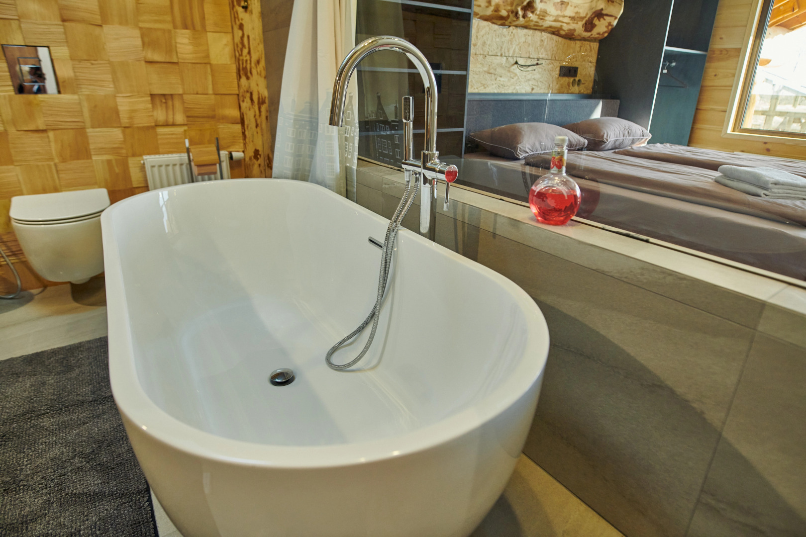 Шале Кедр 760, 5 спален, 12 гостей с бассейном и баней