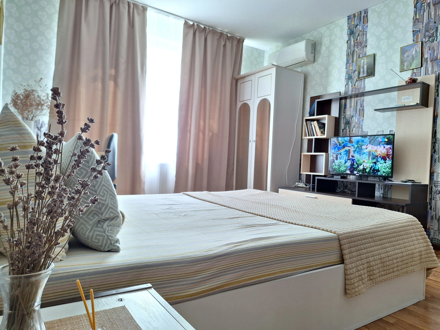 Квартира Уютные с видом на Кубань ГМР ул Гассия М4/Аэропорт/Оз молл