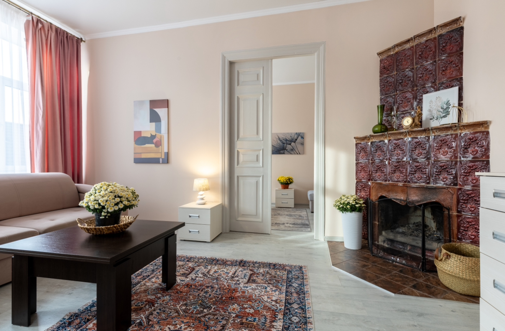 Квартира Атмосферная квартира с камином