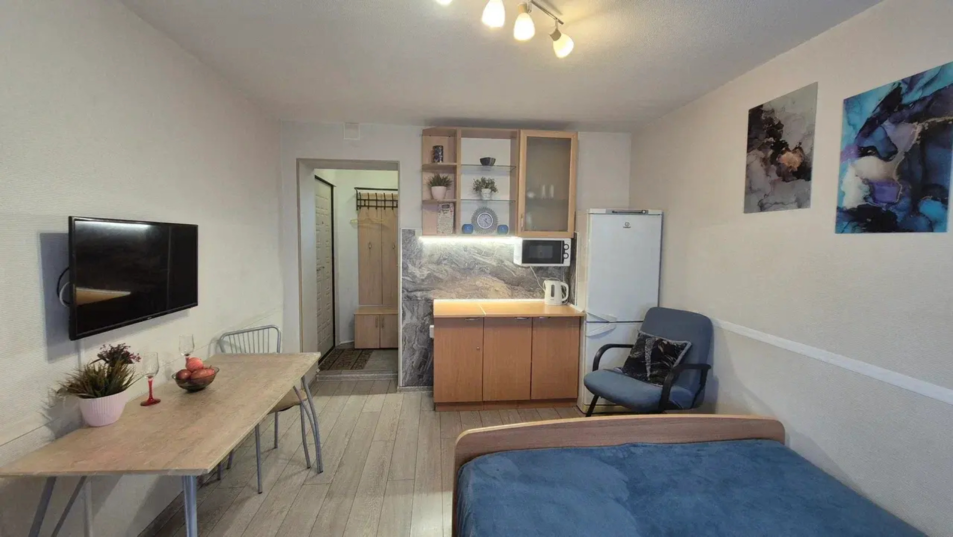 Квартира-студия с лоджией на Синельникова 1