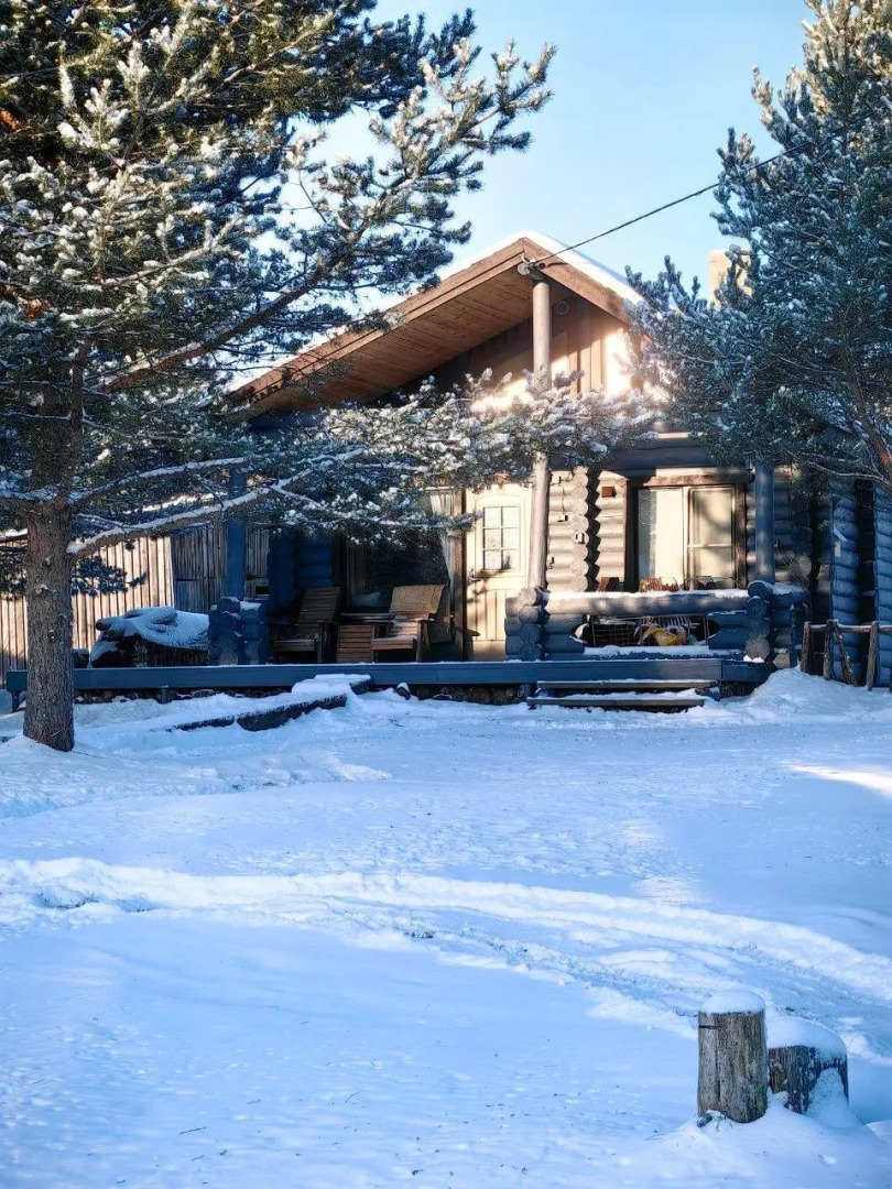 Гостевой дом на берегу реки в Карелии