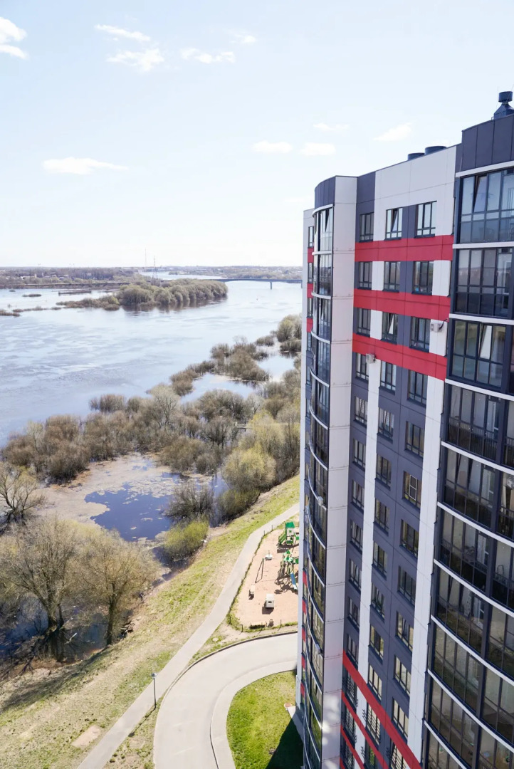 Апартаменты C Видом на Реку Волхов