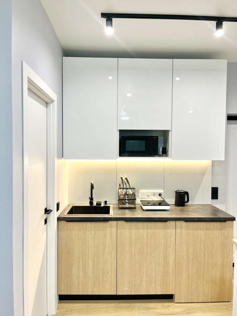 Квартира Студия Nordlys с террасой и мангалом