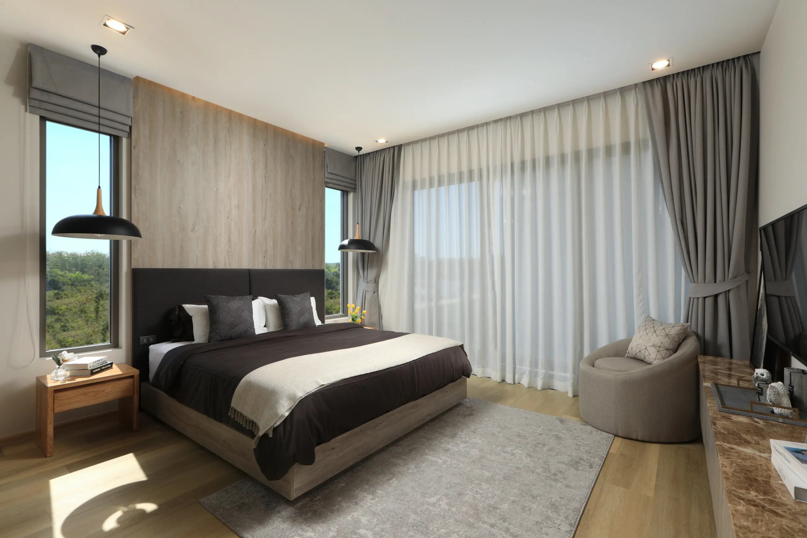 Вилла New Zenithy 3 спальни частный бассейн рядом с пляжем Банг Тао Zen-9