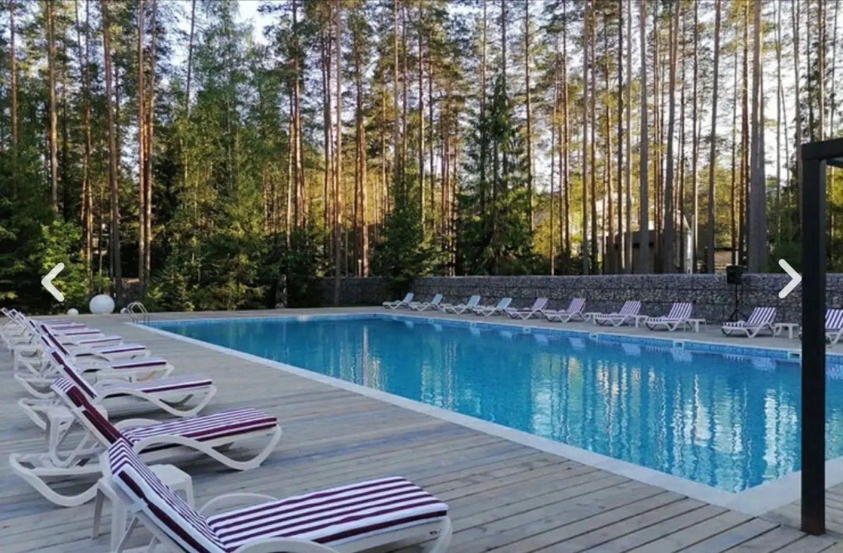 Частный дом Lux 130 кв.м в сосновом лесу на берегу озера в Рощино