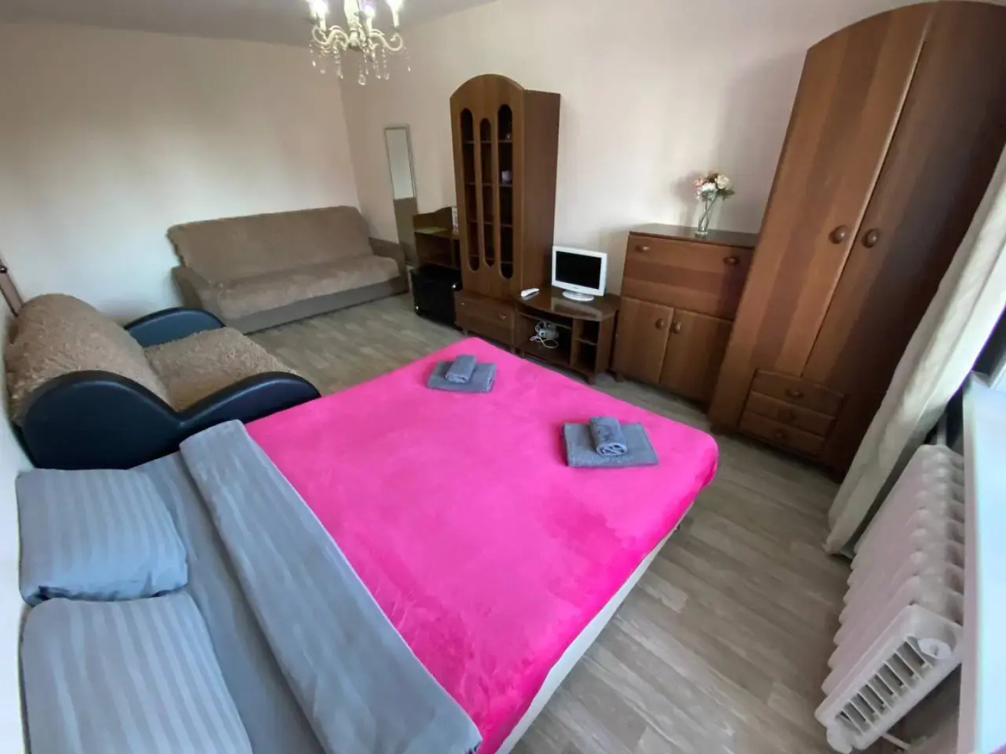 Квартира Солнечная Однушка у Площади Победы