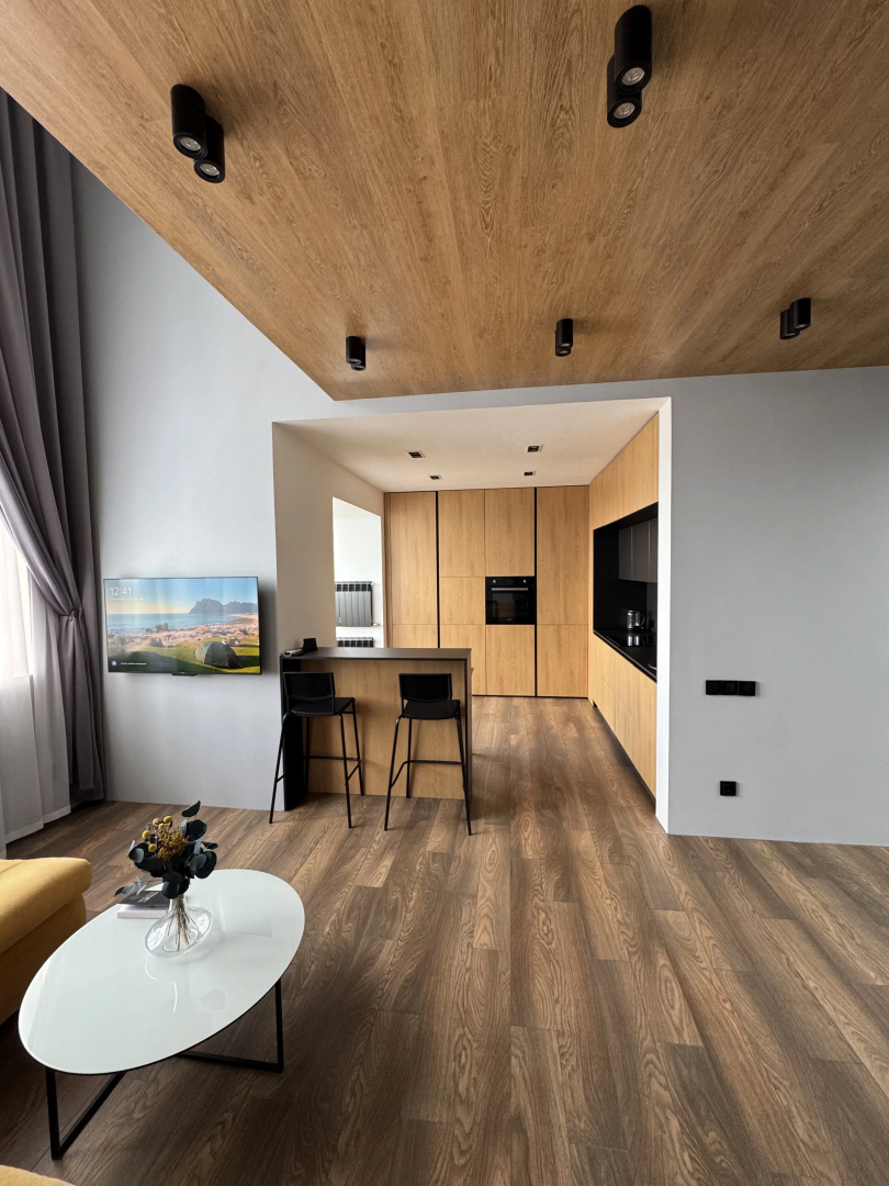 Апартаменты Двухуровневая студия с захватывающим видом на город