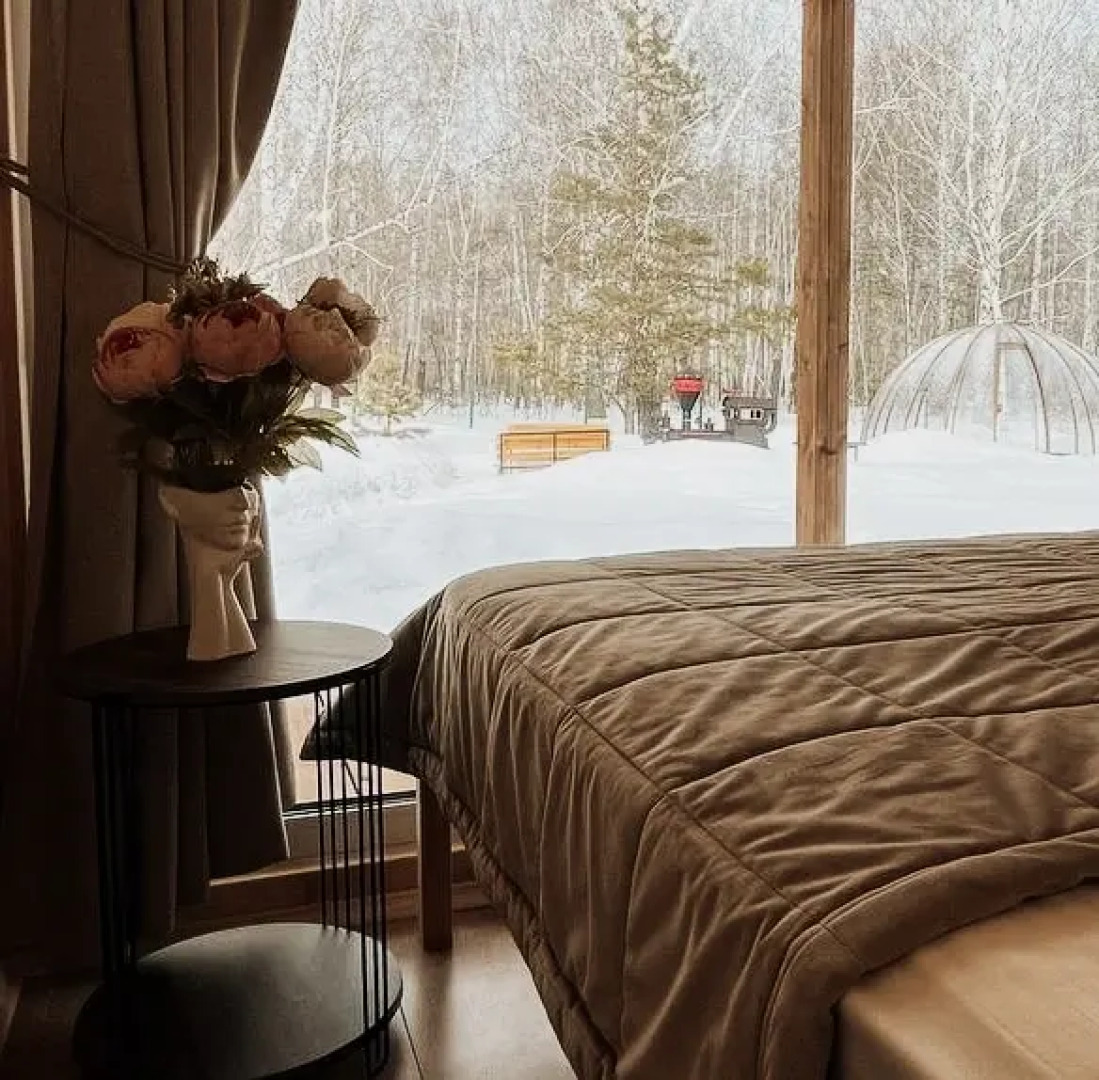 Частный дом Загородный дом в окружении леса