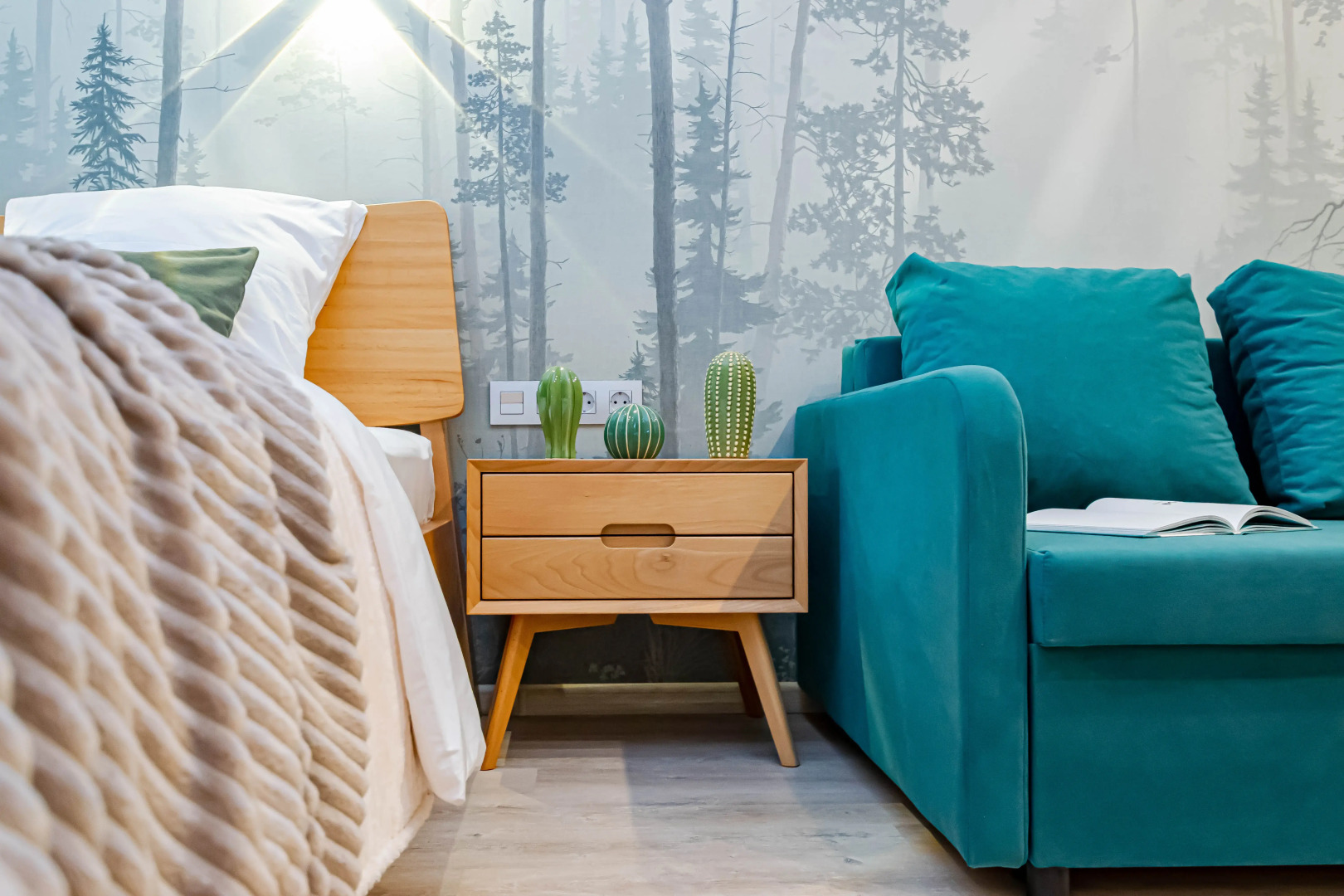 Квартира Cosmos Apart Двухкомнатная Уютная Квартира с Балконом