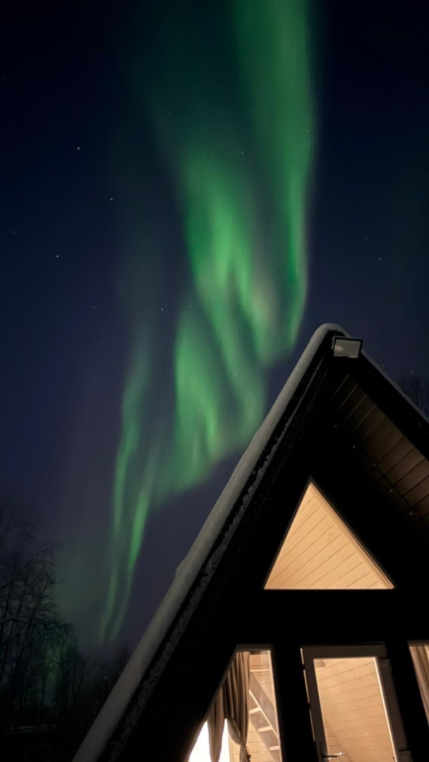 Частный дом A-Frame в лесу в 6 км от Мурманска