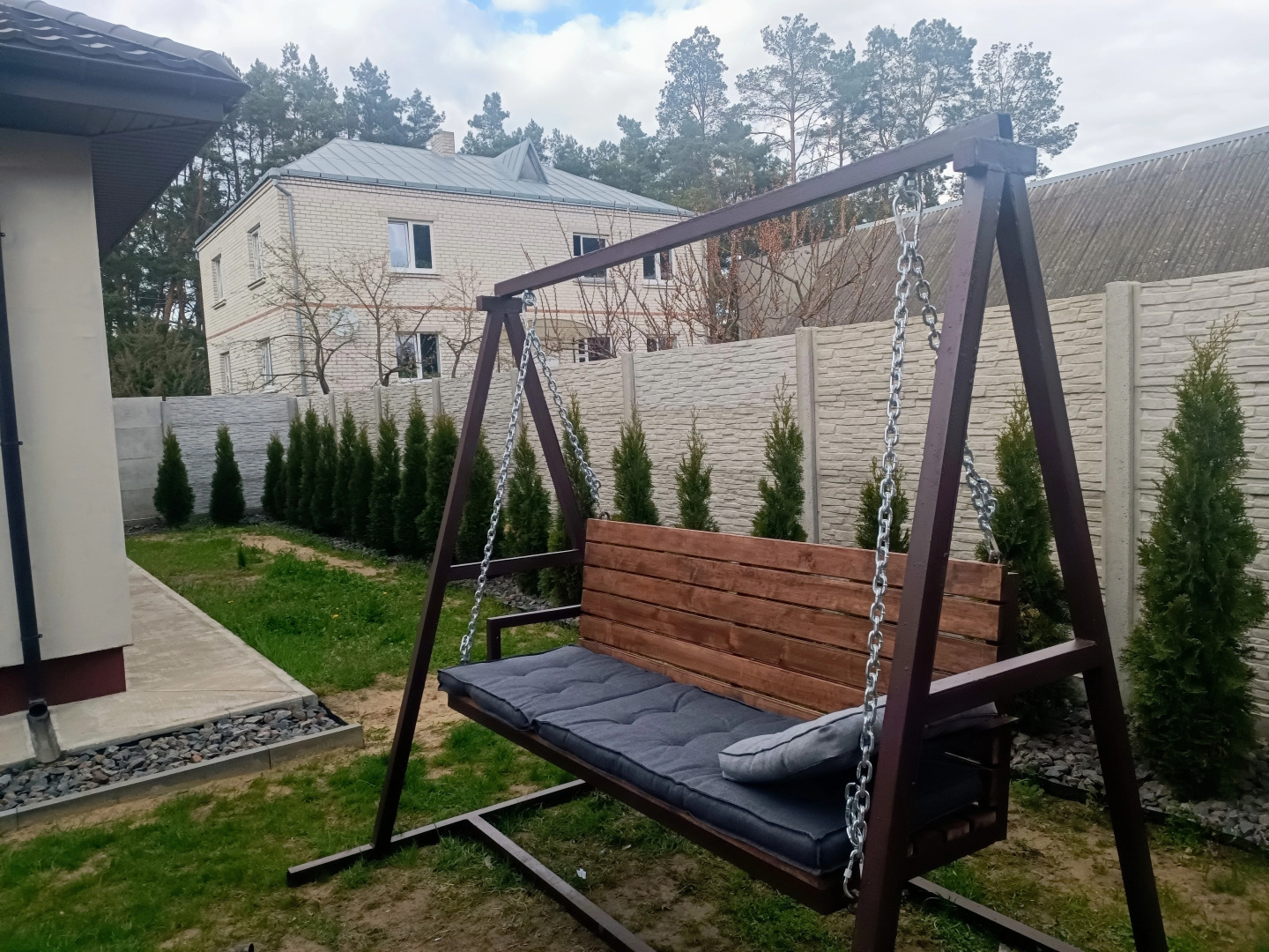 Частный дом с баней на берегу реки Неман