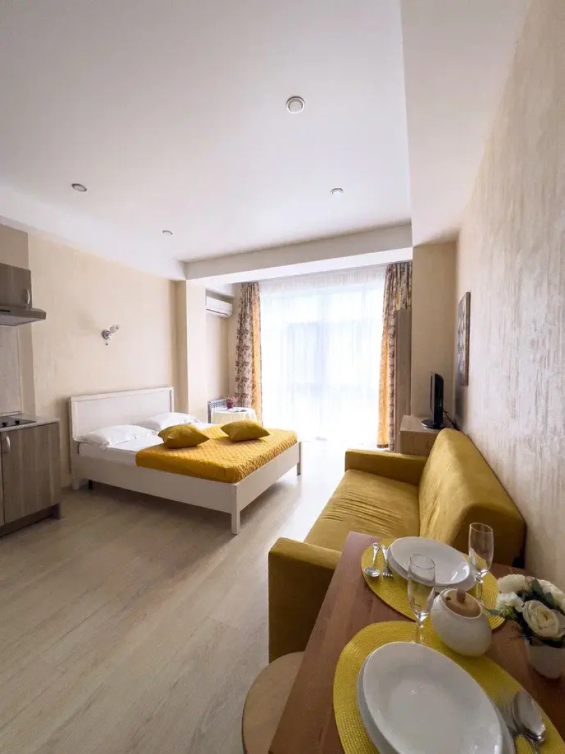 Апартаменты Однокомнатные ЖитьВСочиКруто в 10 Минутах Пешком до Моря