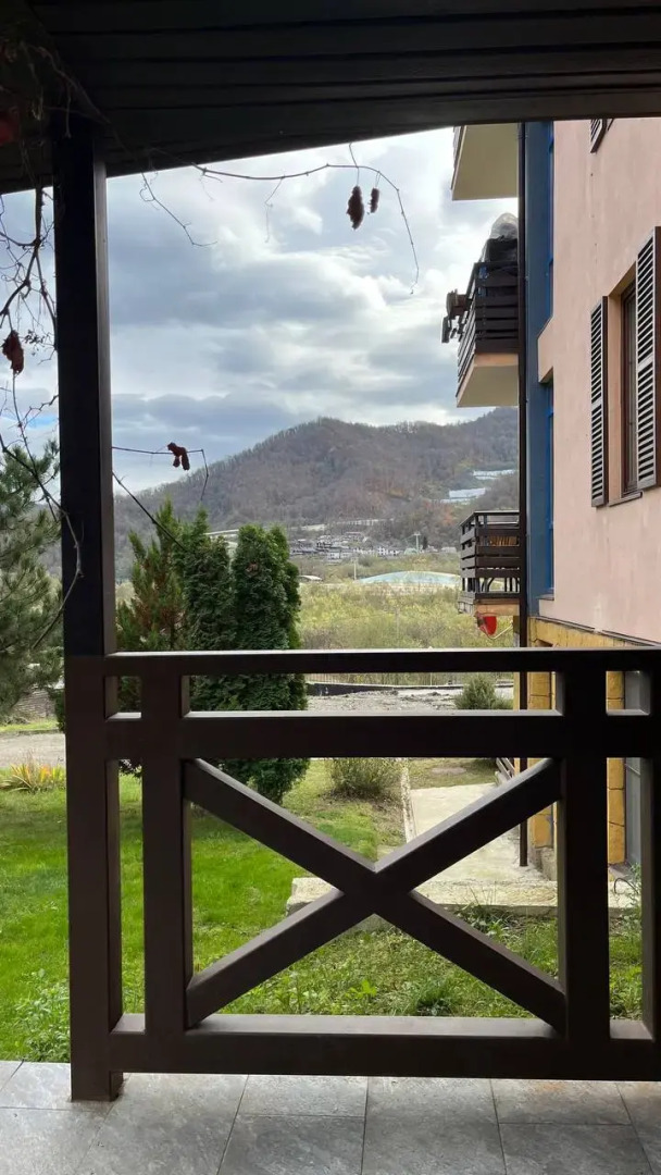 Апартаменты Эко Дом в Жк Катерина Альпик с видом на горы и террасой