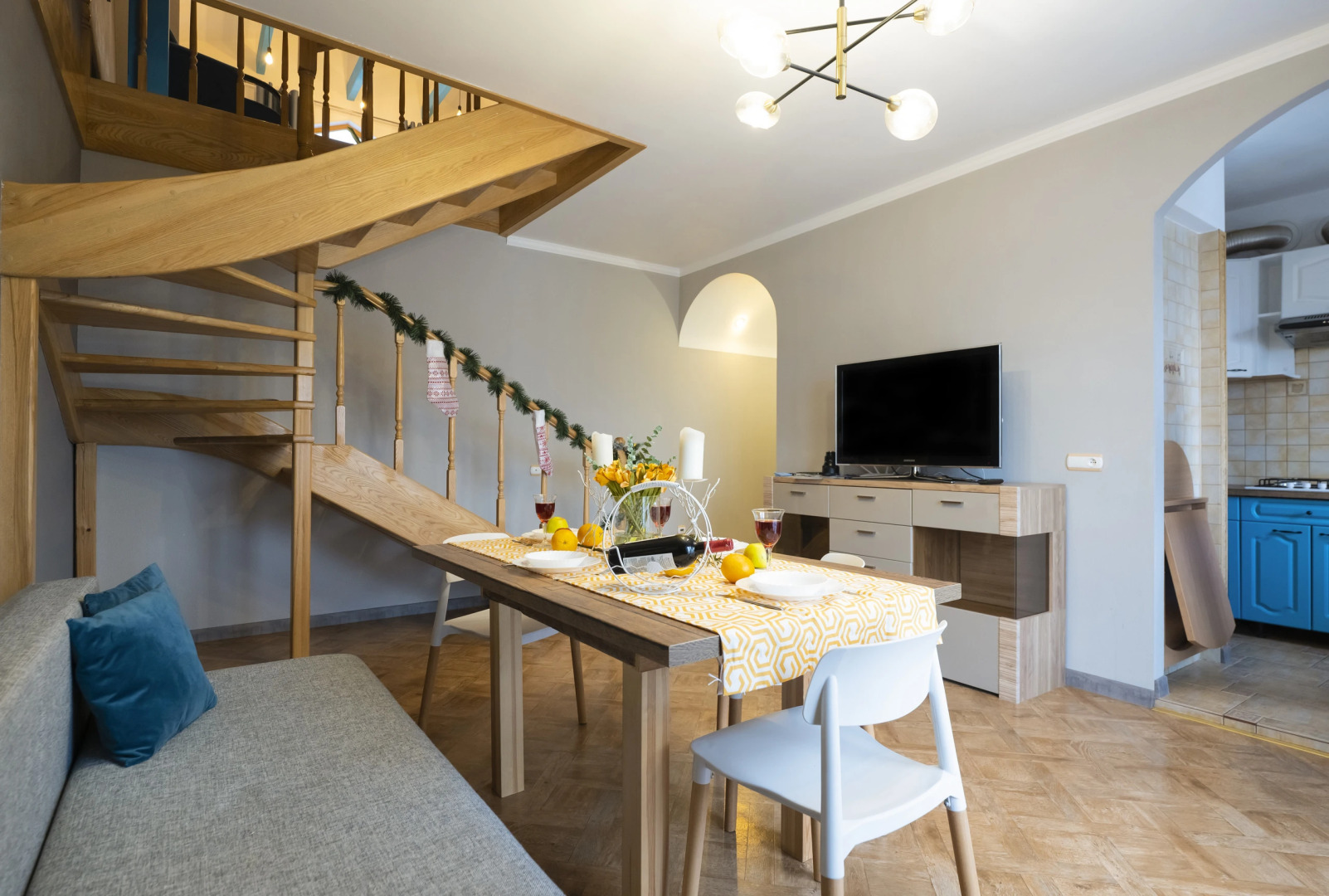 Апартаменты двухуровневые в тихом районе Амалиенау