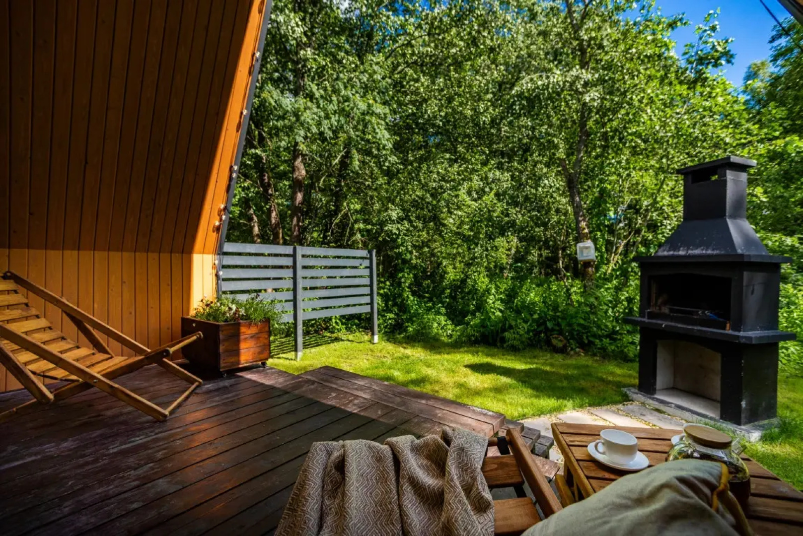 Частный Дом Афрейм с видом на лес №2