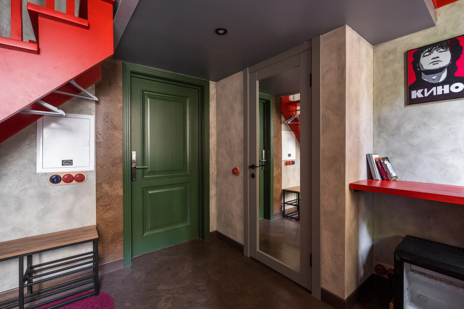 Квартира- студия Цой с дизайнерским ремонтом BookingSpb Музыкальная Шкатулка