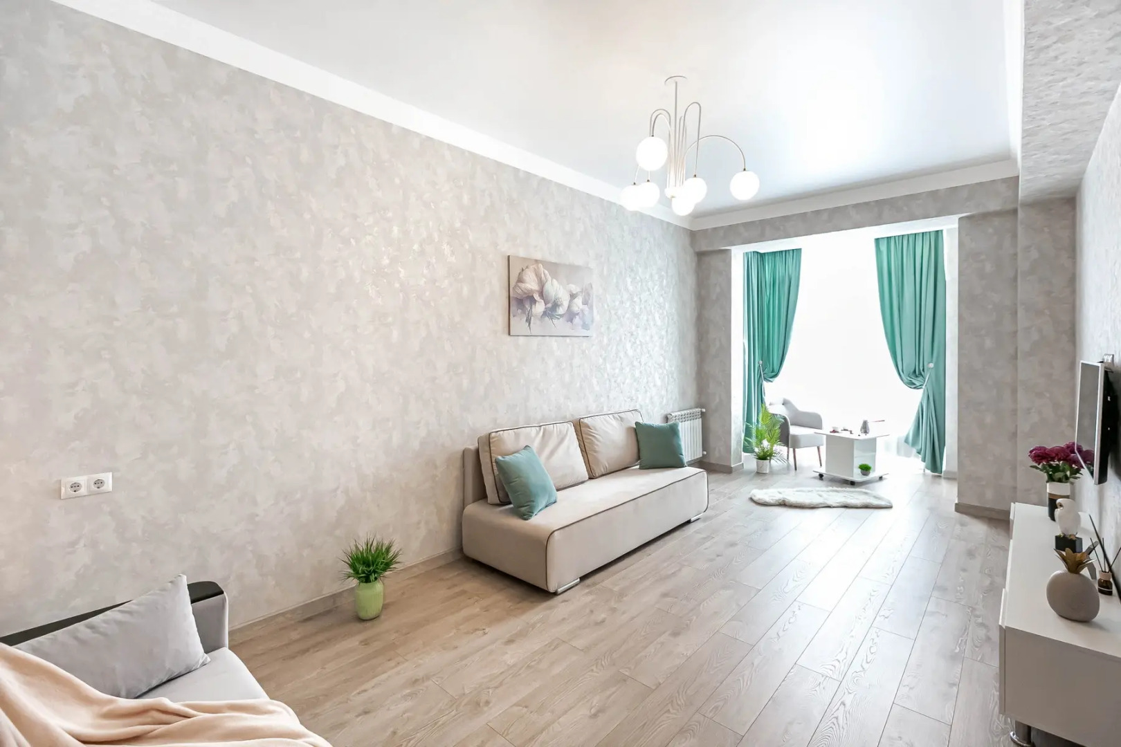 Апартаменты Двухкомнатная квартира у парка