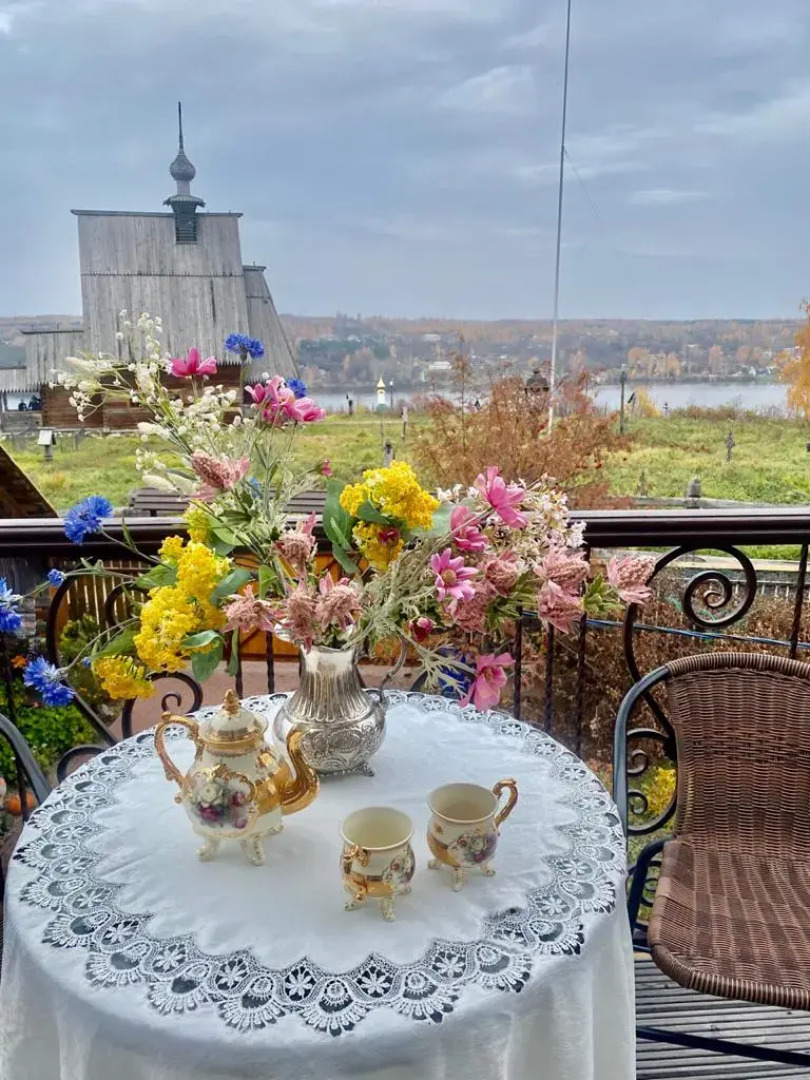 Коттедж Вдохновение Левитана с видами на горе Левитана