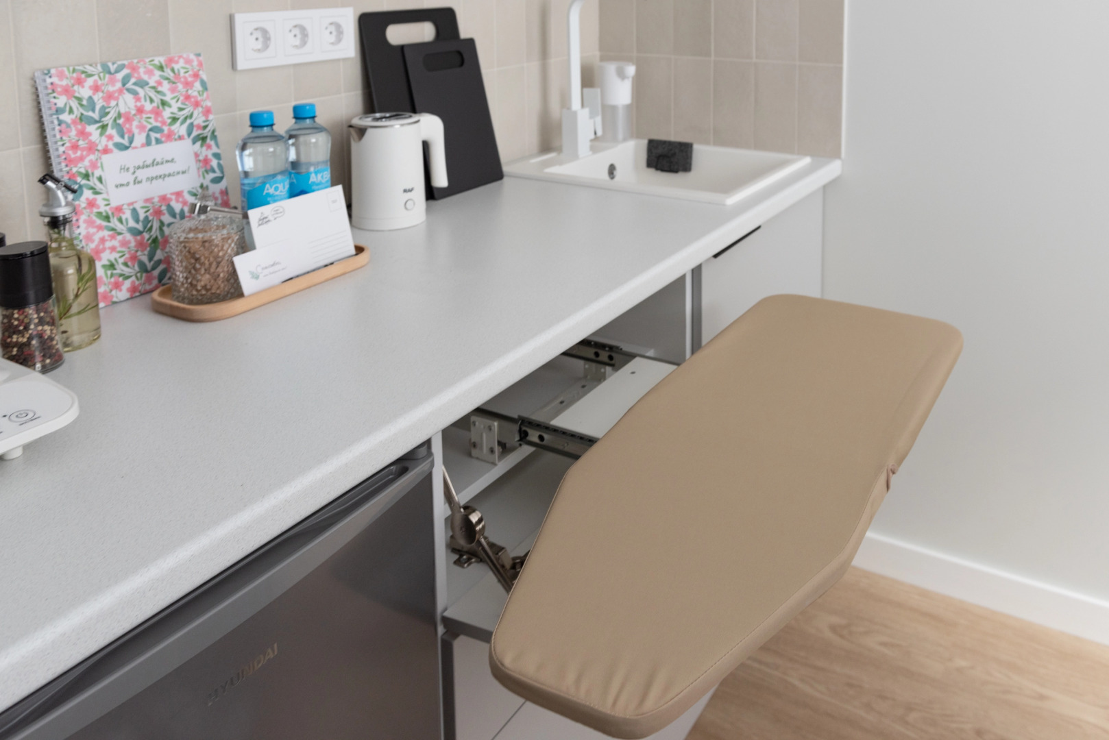 Квартира студия, романтичный дизайн