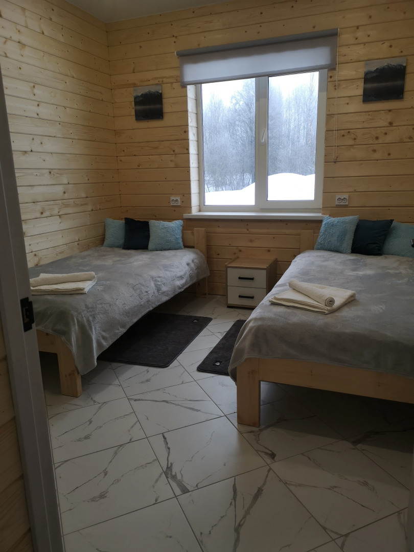 Гостевой дом с сауной вблизи реки и озера Ладоги Лисий берег