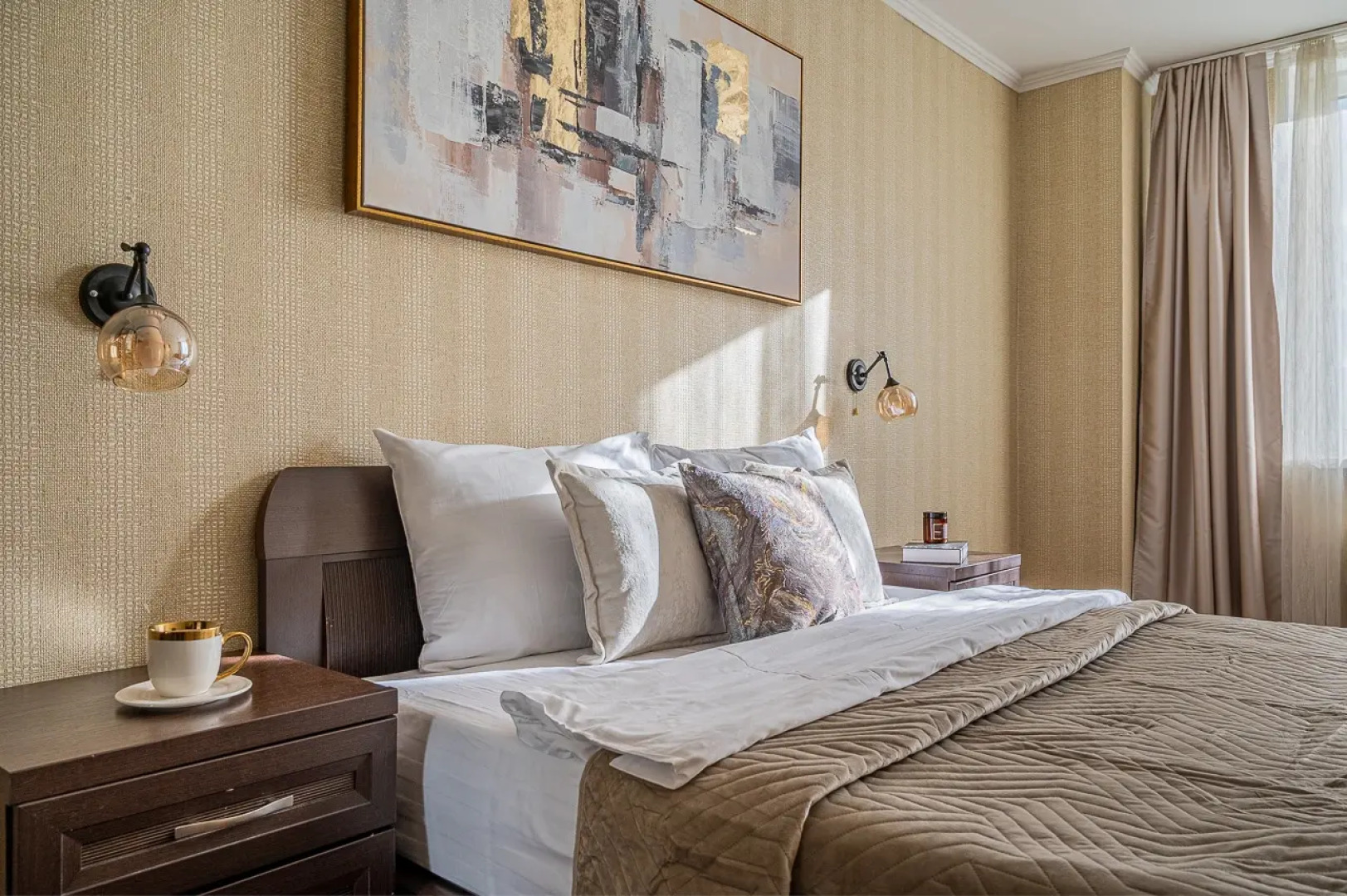 Апартаменты Двухкомнатные Sky Apart Рядом с Метро Чкаловская