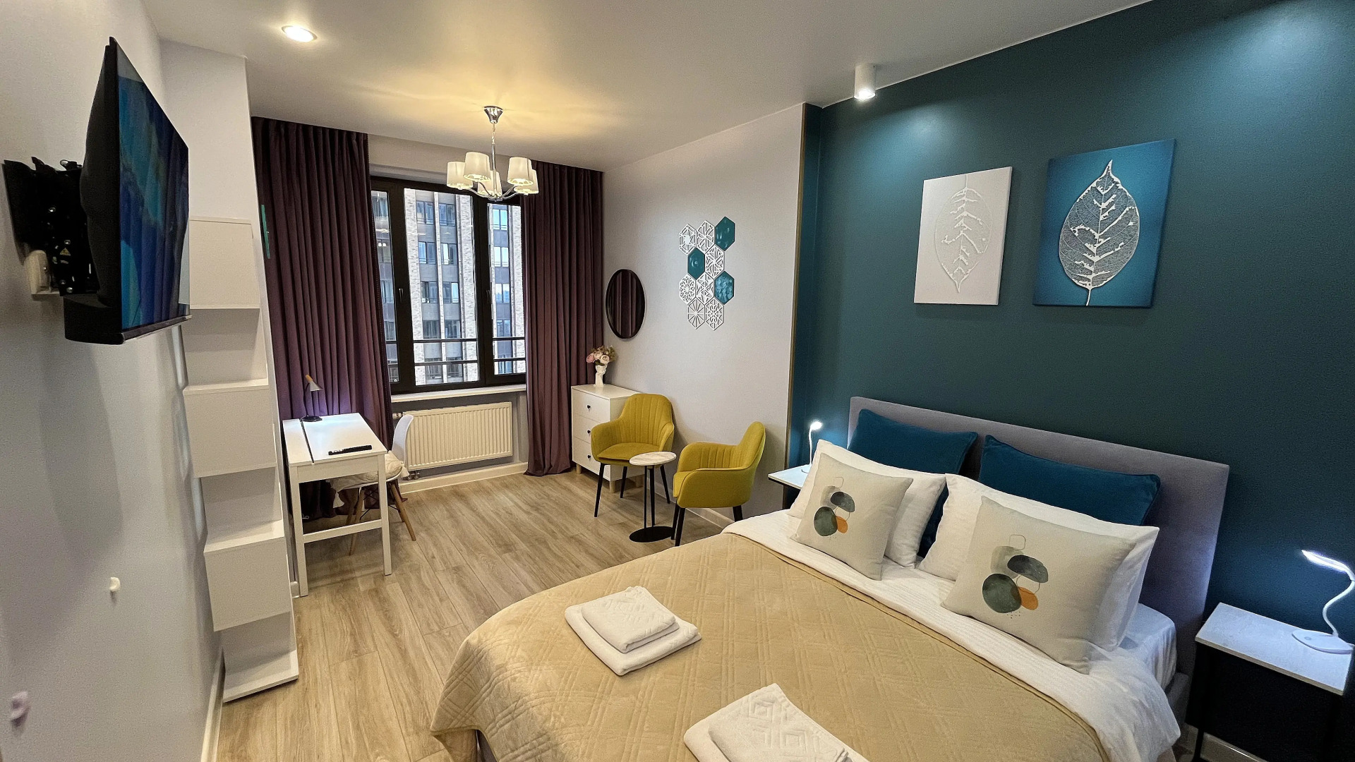 Квартира Уютная Prime Marine в ЖК Савеловский Сити в Центре Москвы