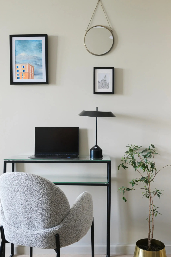 Квартира с бирюзовым настроением