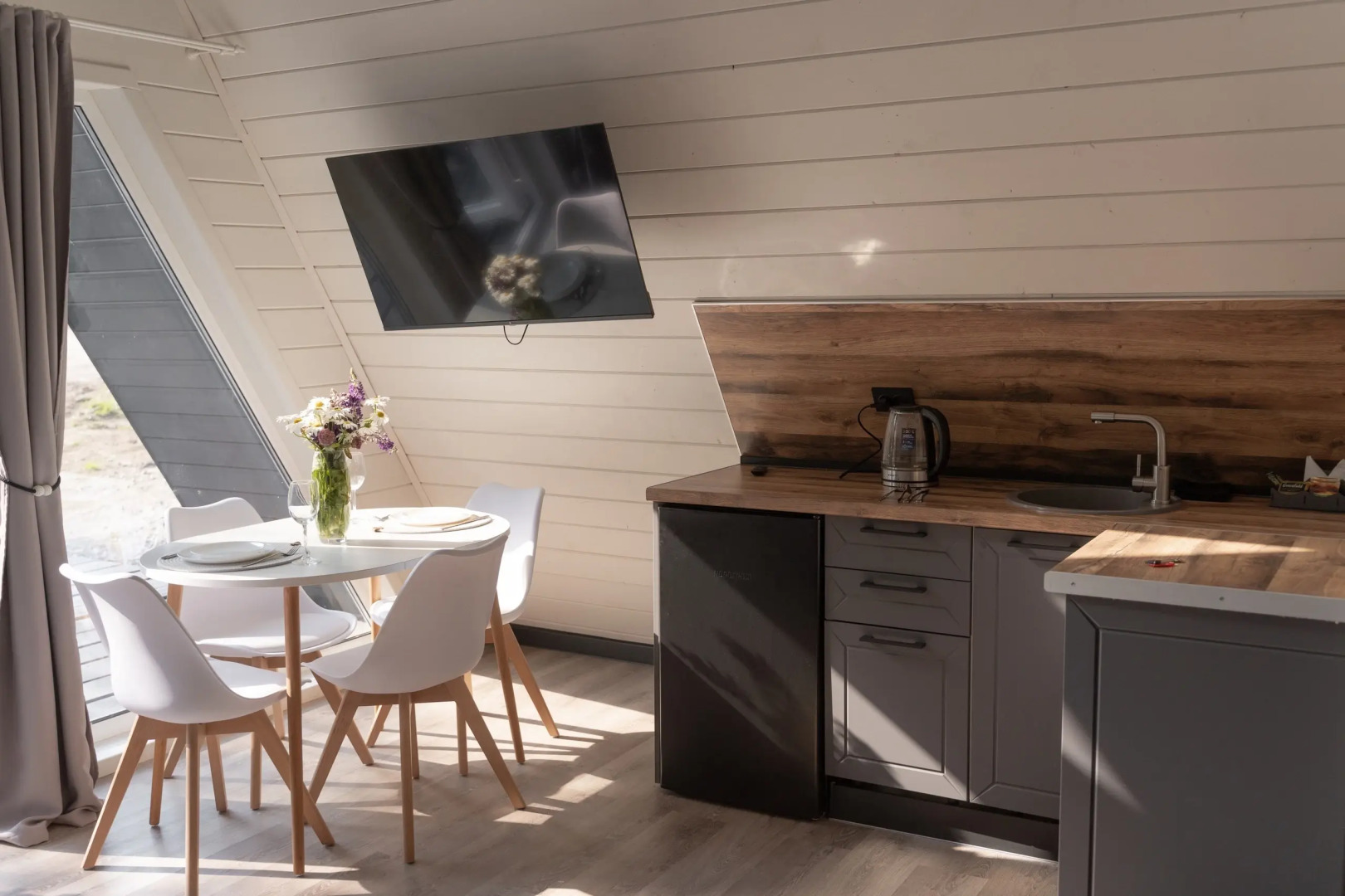 Частный дом A-Frame в лесу в 6 км от Мурманска