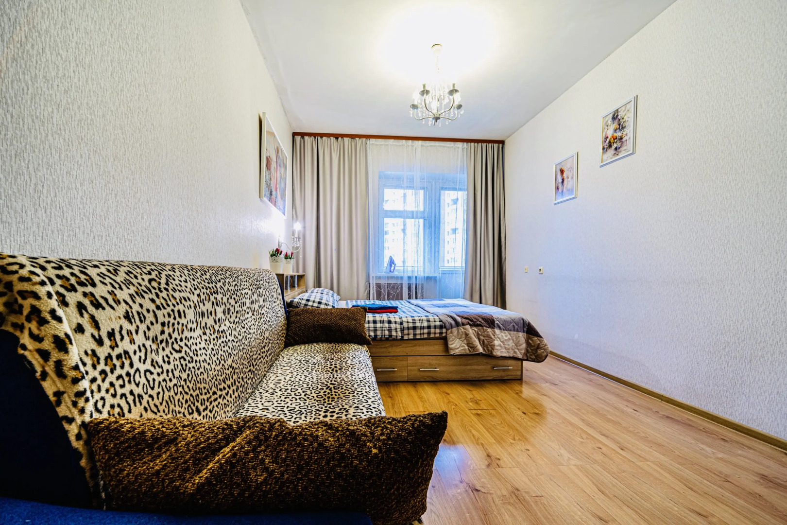 Апартаменты Однокомнатная квартира на  улице Ленсовета