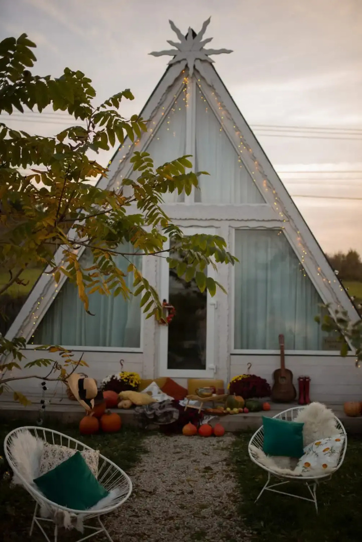 Частный дом Уютный домик A-Frame 2