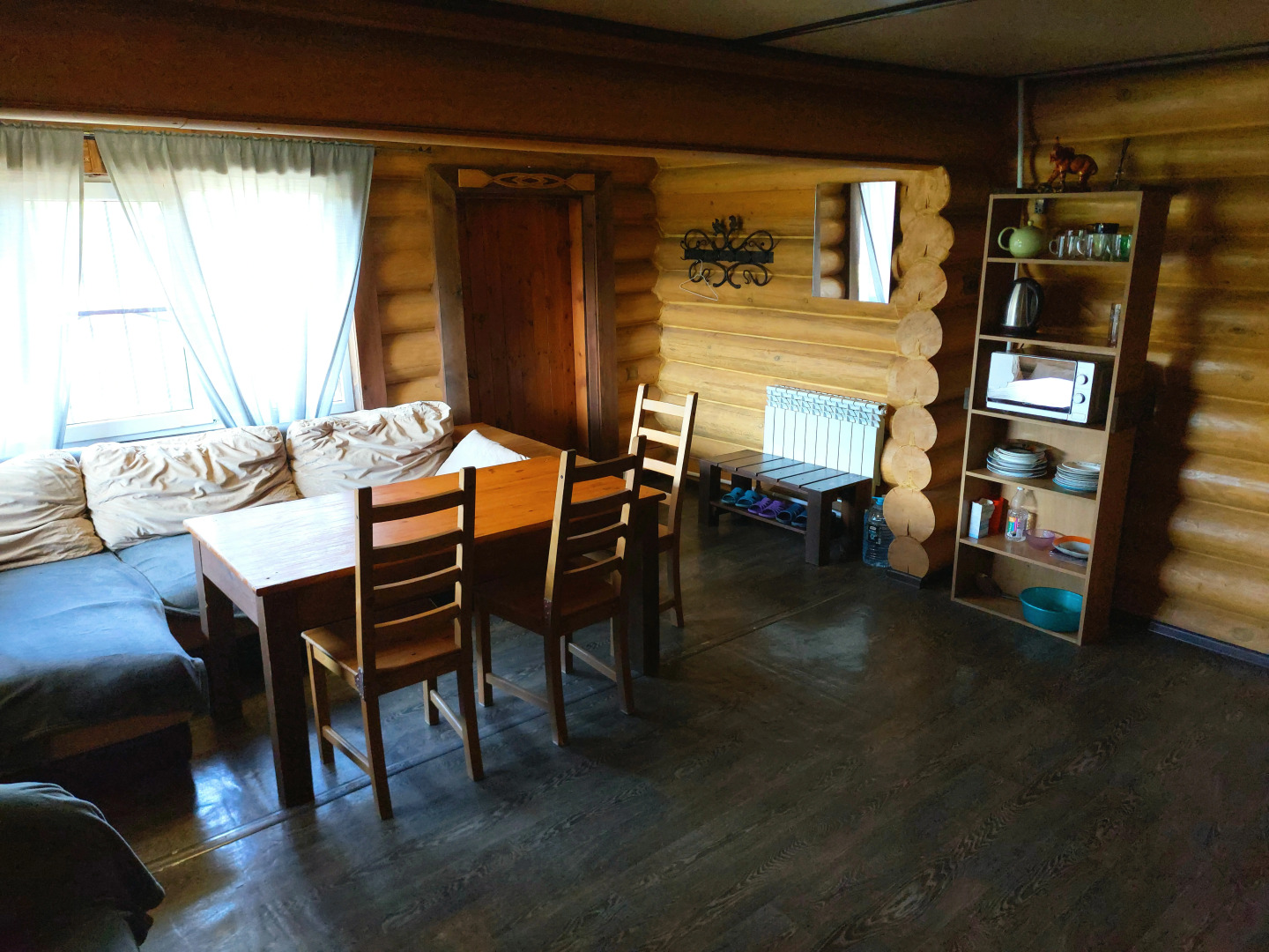 Частный дом У реки коттедж с баней на дровах и купелью