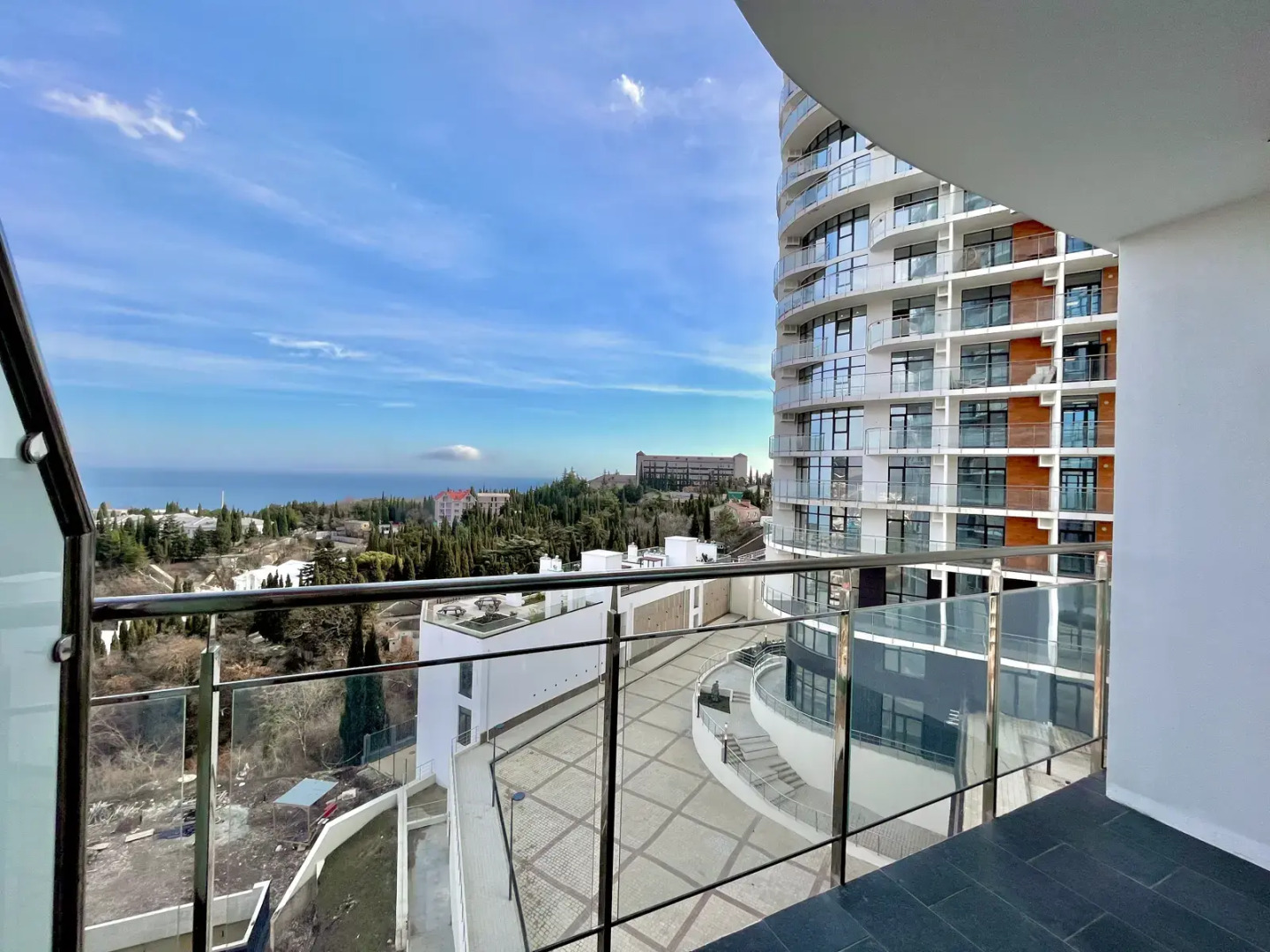 Апартаменты LS-Blueberry с видом на море с 4 этажа