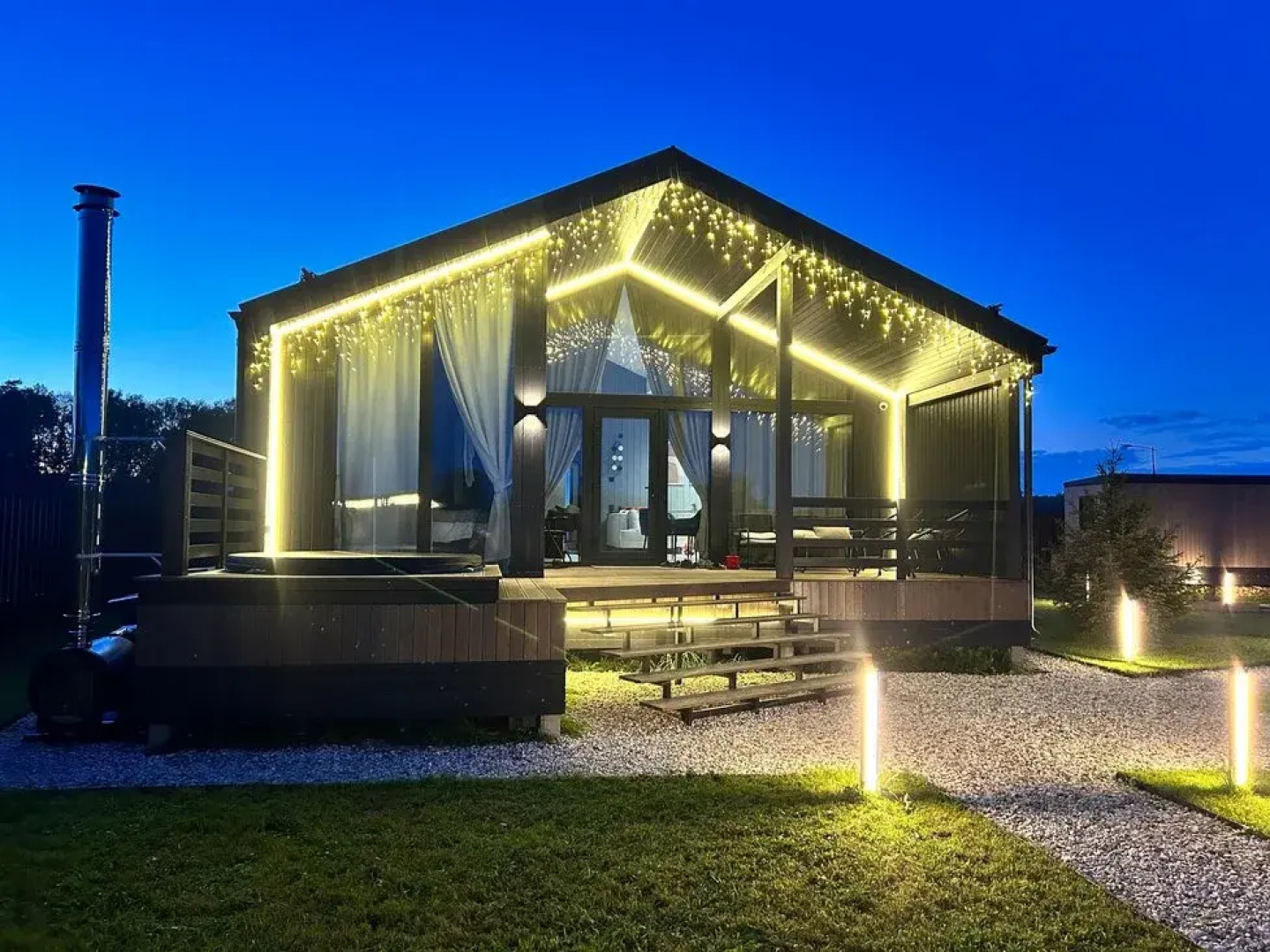 Частный Дом с Сауной и Горячей Купелью