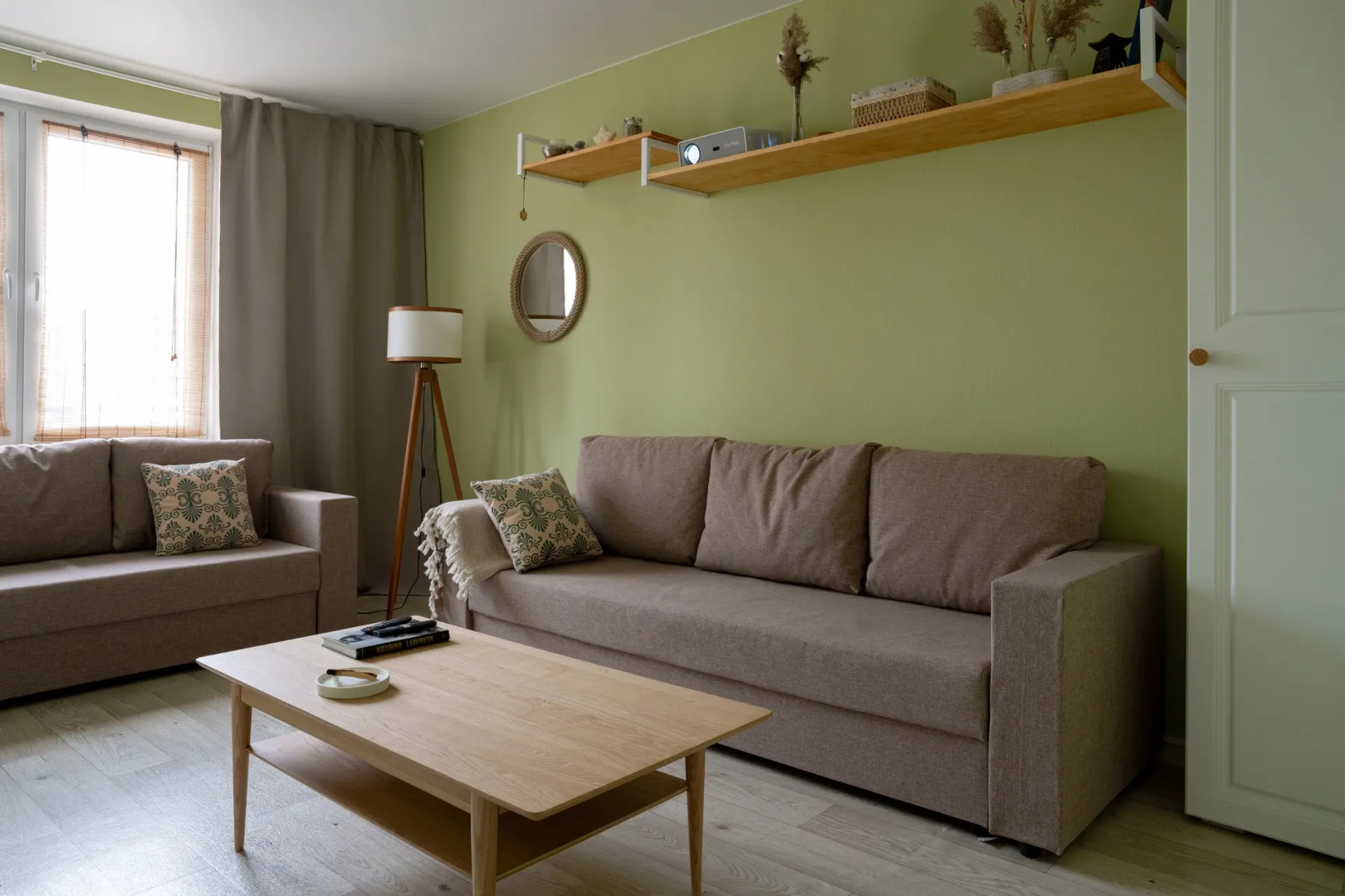 Квартира двухкомнатная в скандинавском стиле