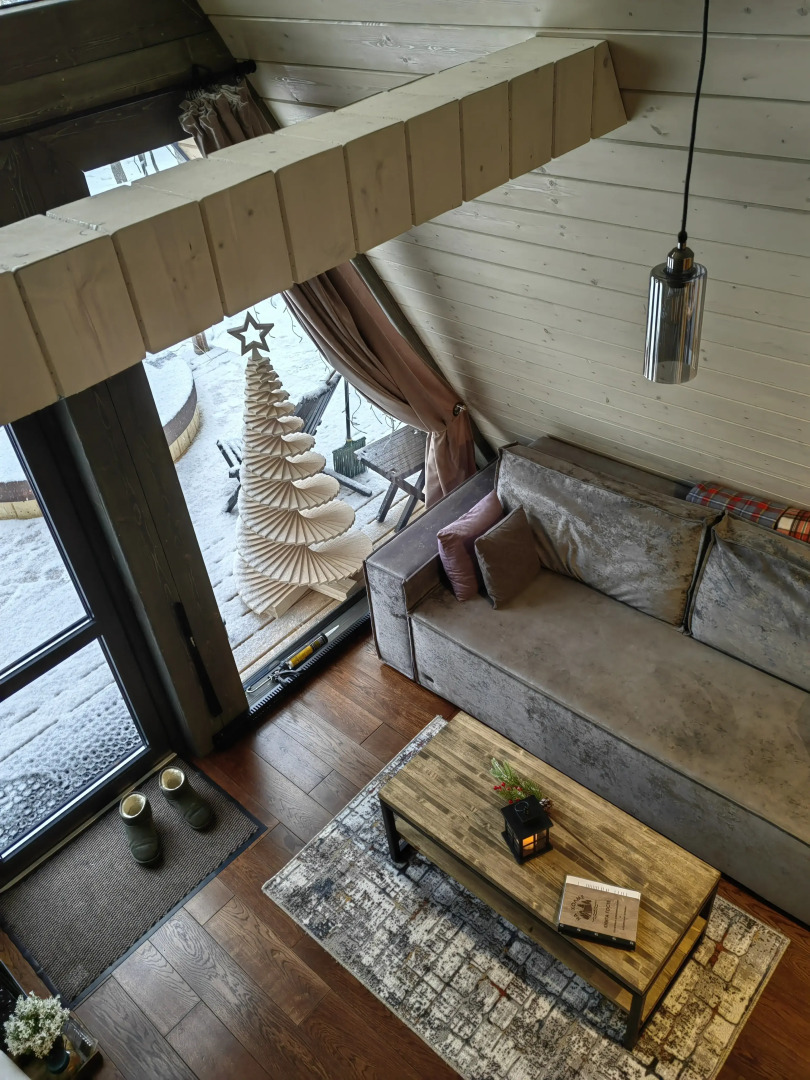 Частный дом A-frame На холме